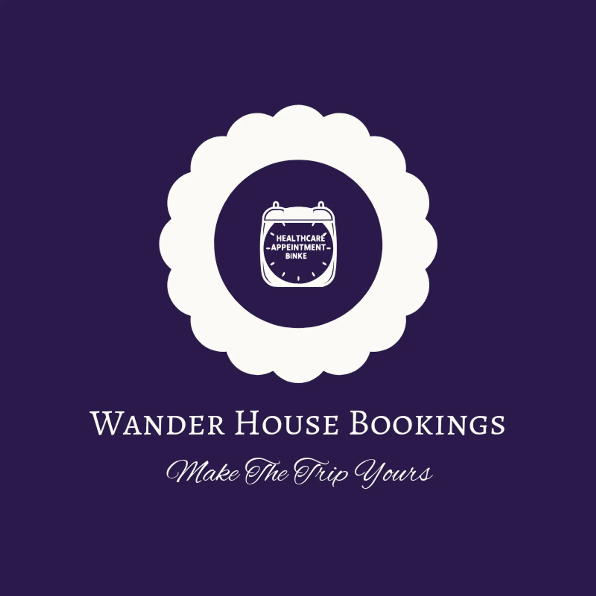 Wander House Bookings logo for booking