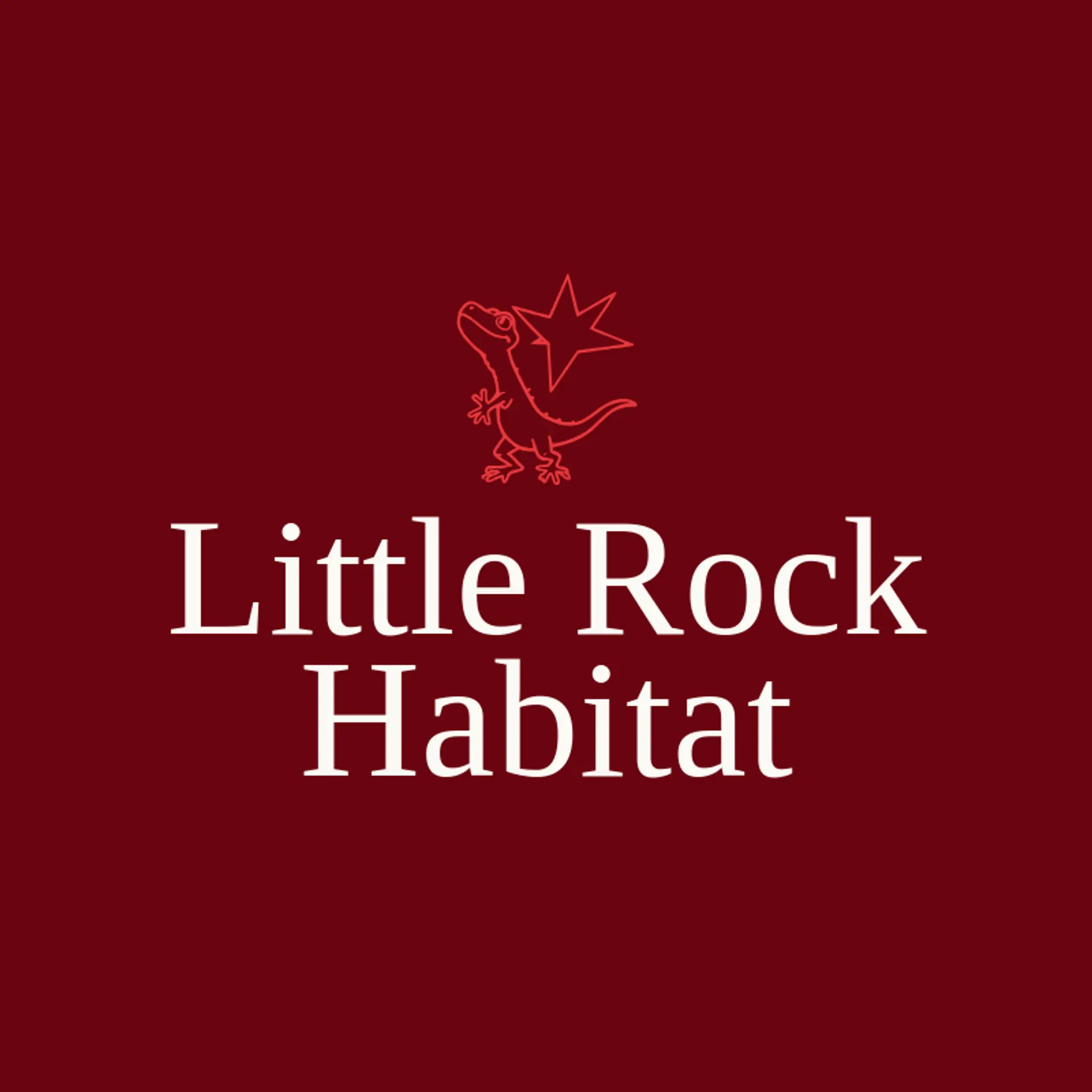 Little Rock Habitat logo for lizard