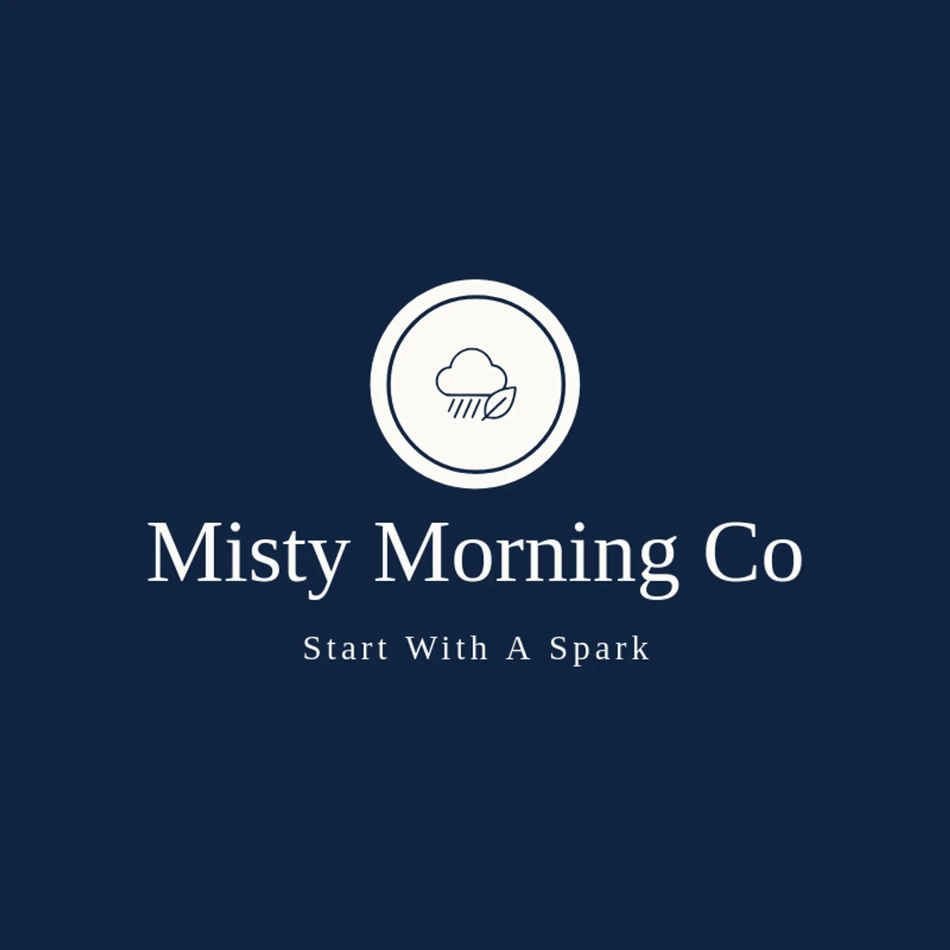 Misty Morning Co logo for drip