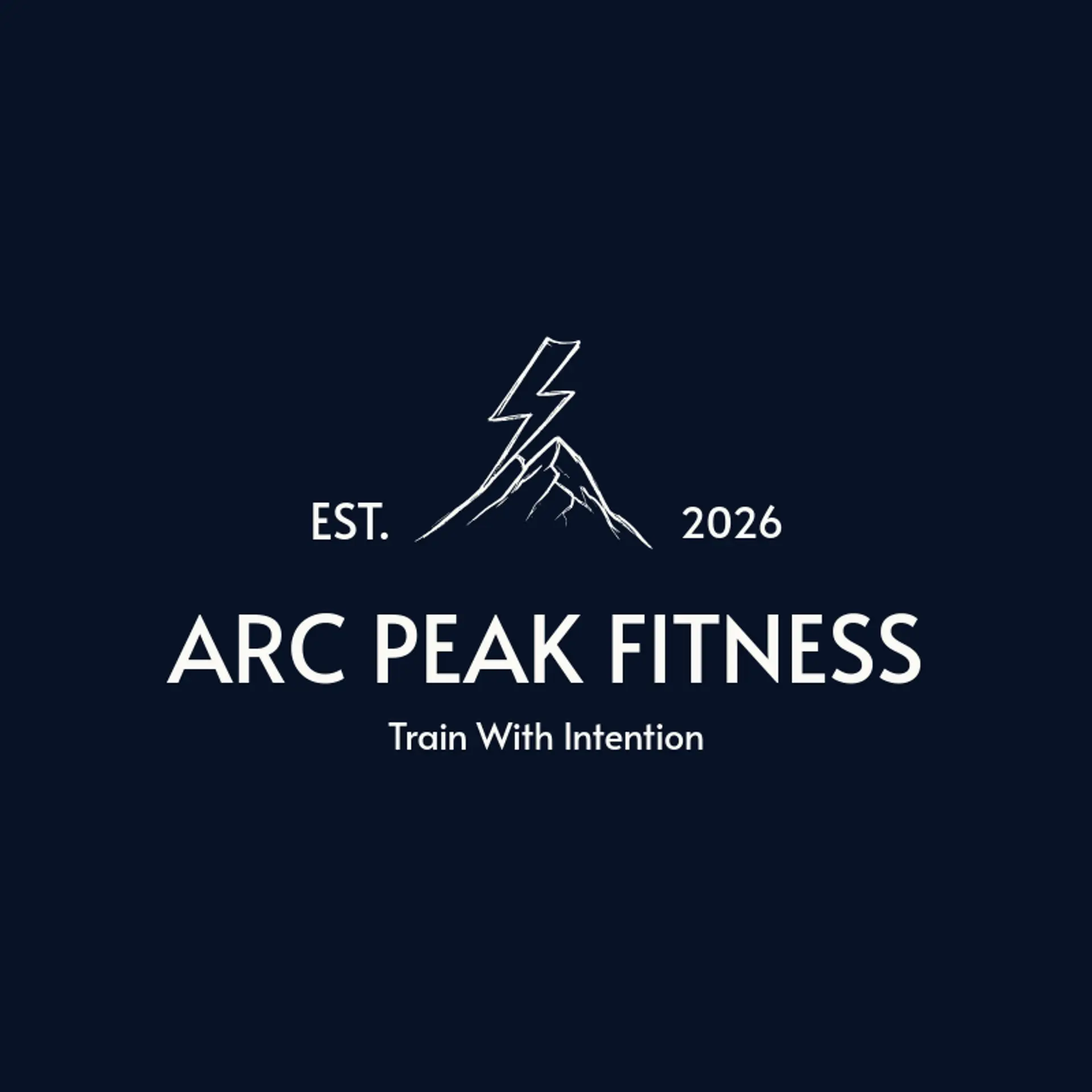 Arc Peak Fitness logo for lightning