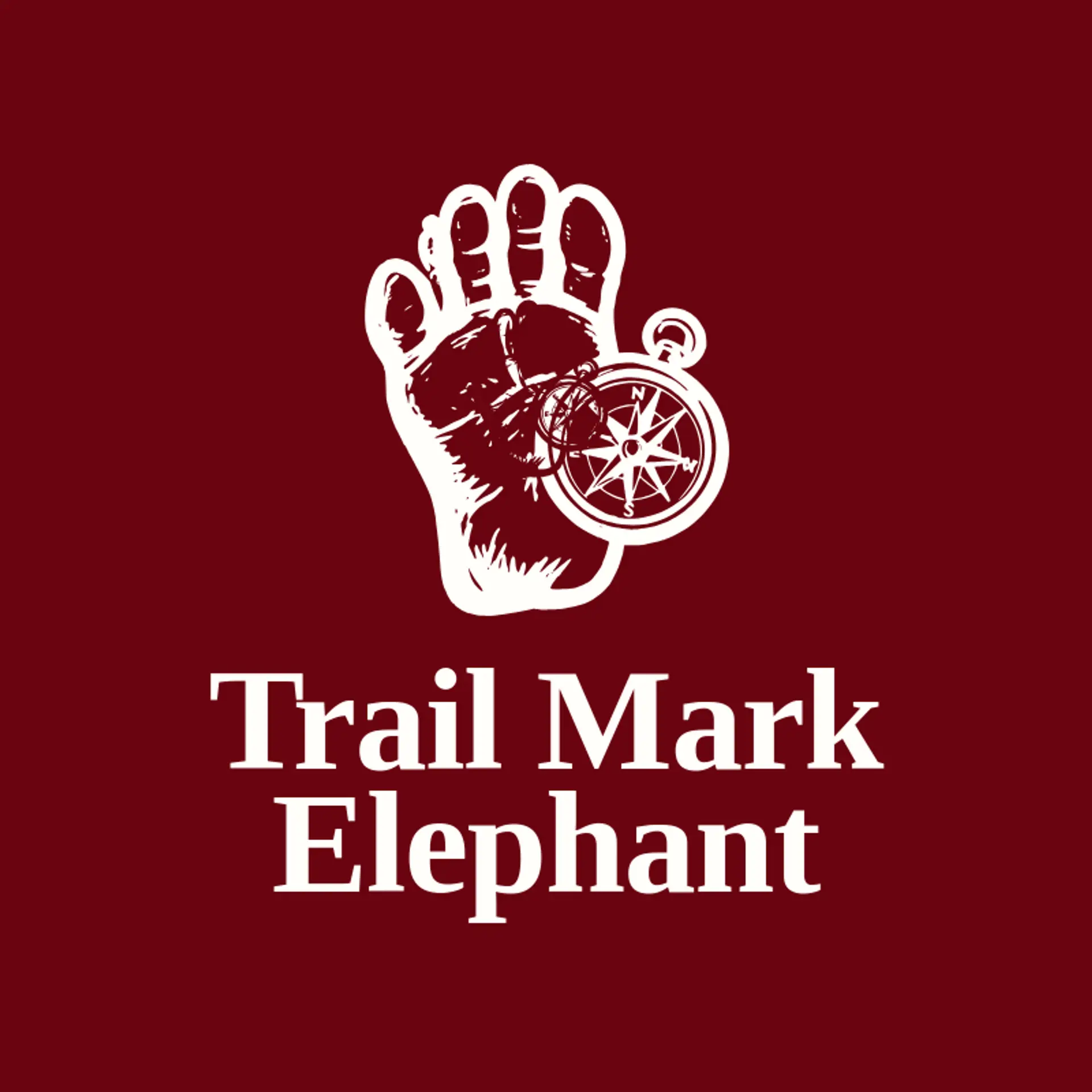 Trail Mark Elephant logo for elephant