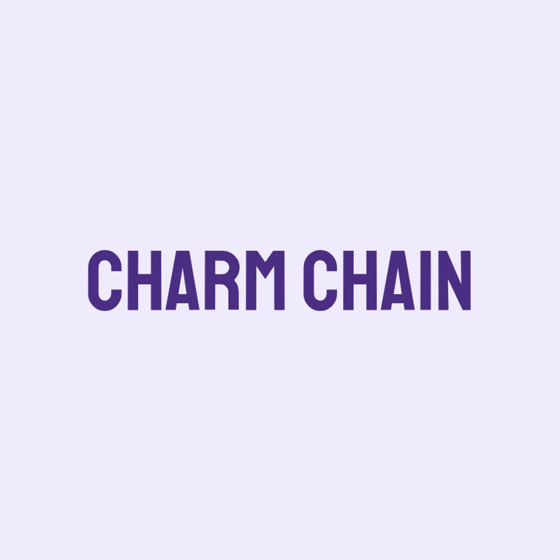 Charm Chain logo for fashion accessories