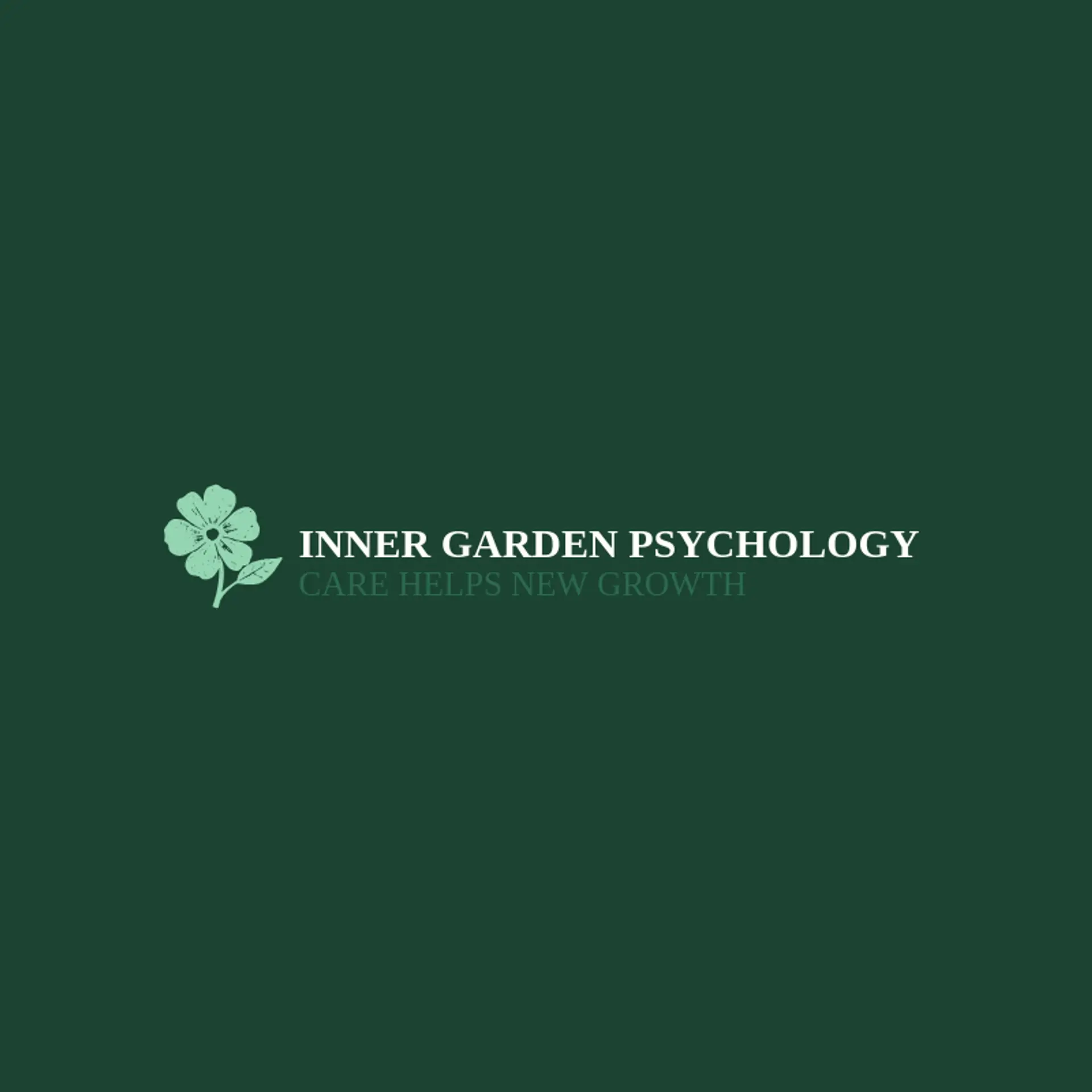 Inner Garden Psychology logo for psychologist