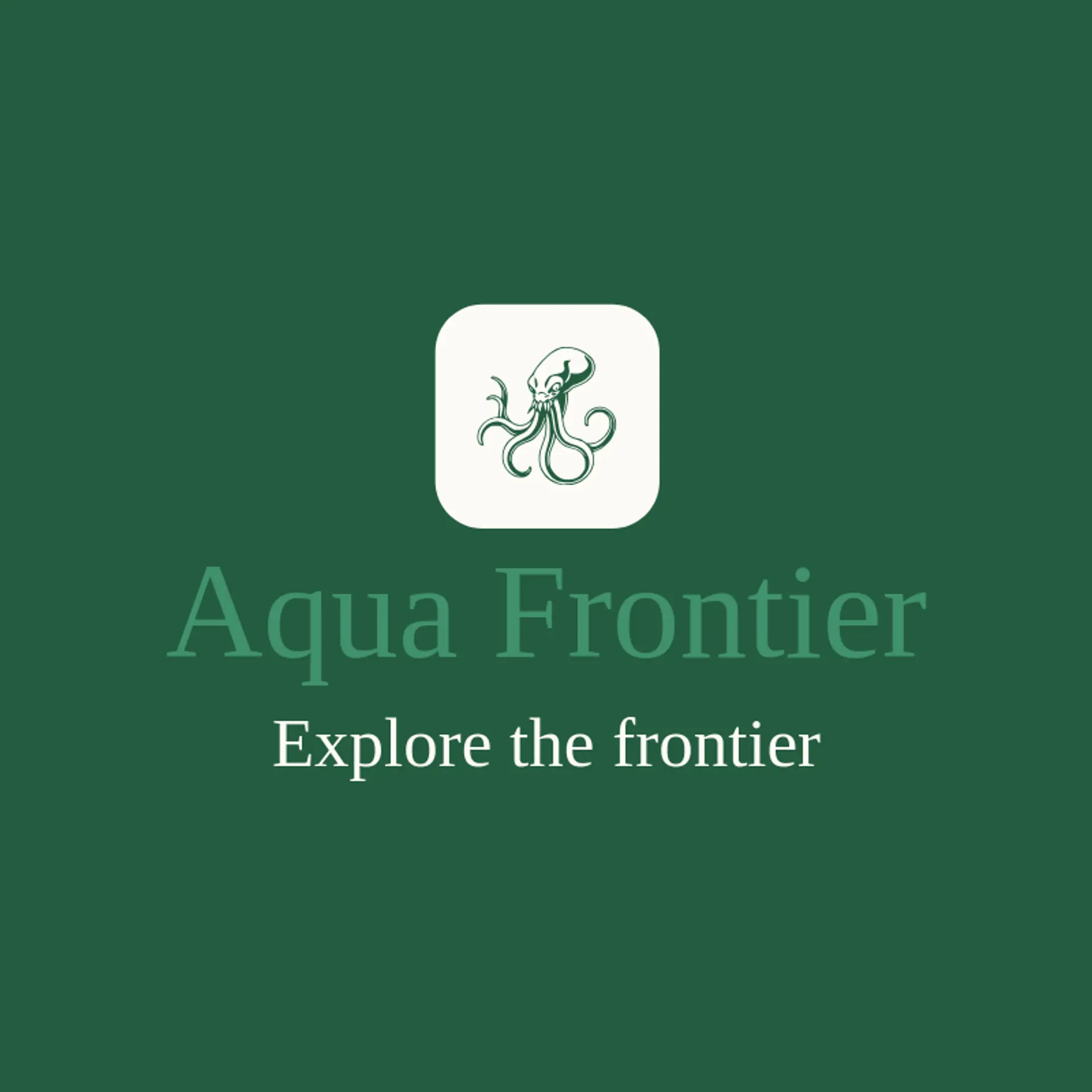 Aqua Frontier logo for kraken