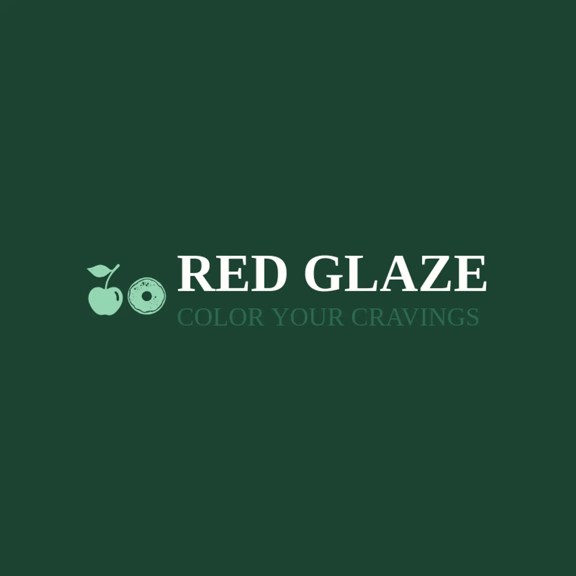 Red Glaze logo for donut