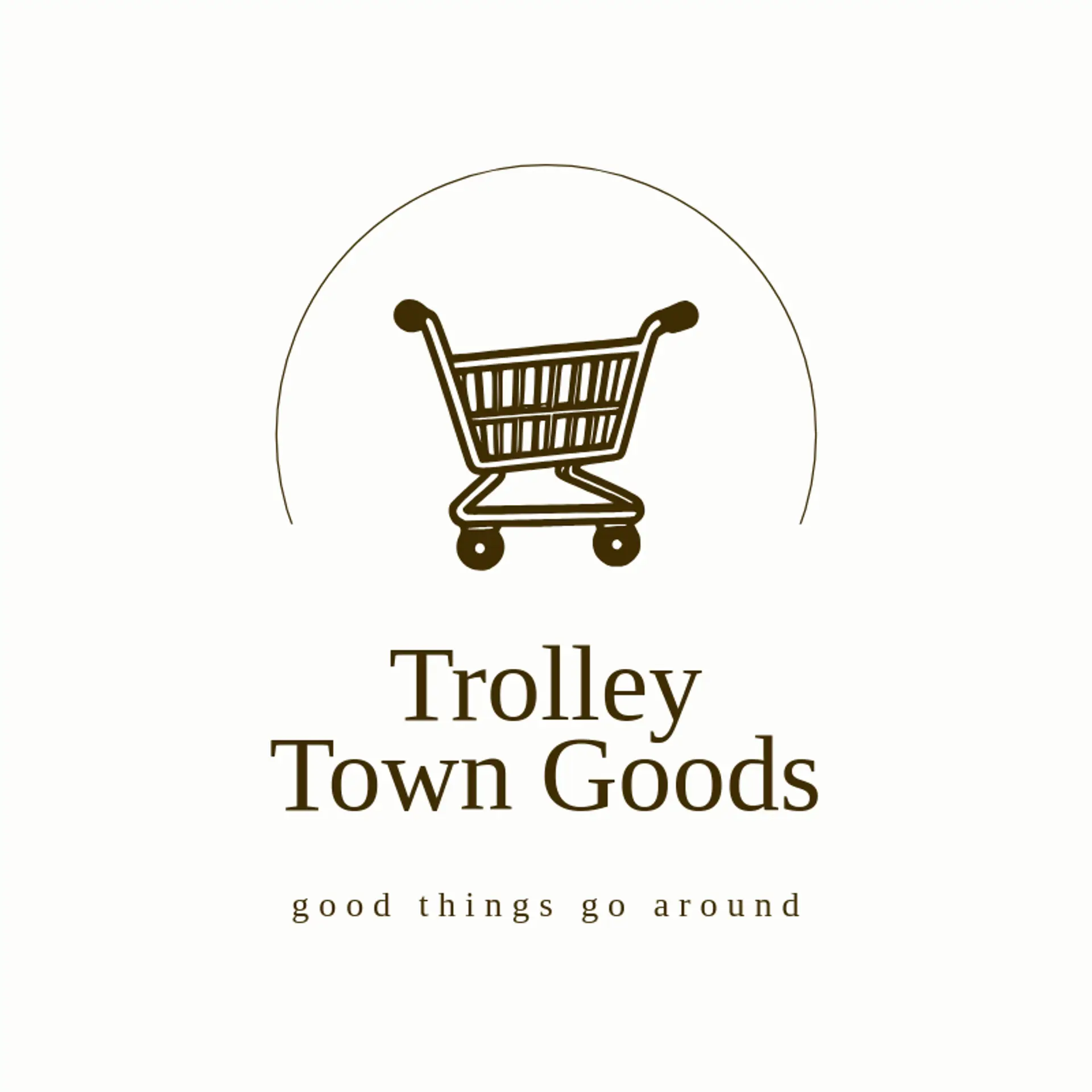 Trolley Town Goods logo for cart