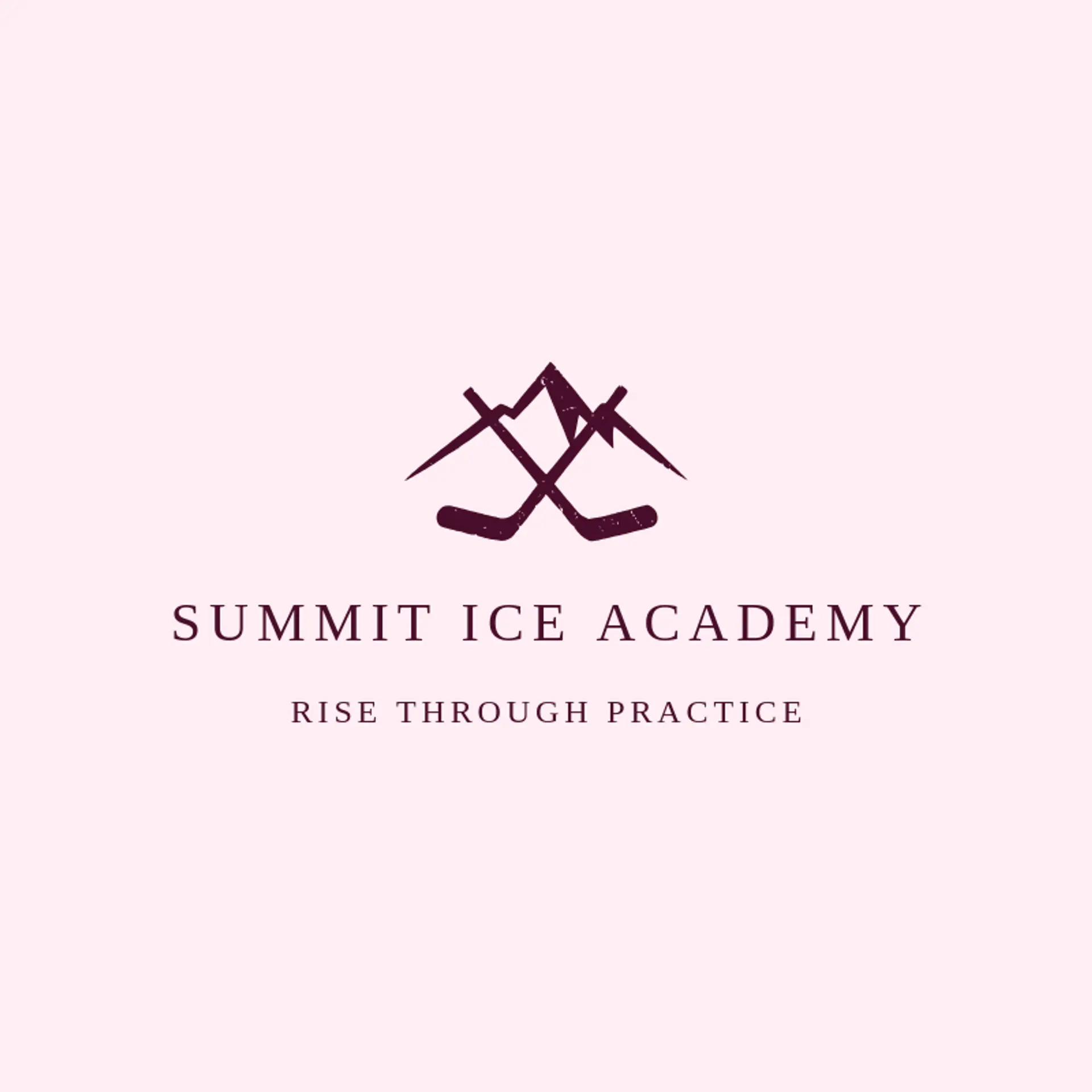 Summit Ice Academy logo for hockey stick