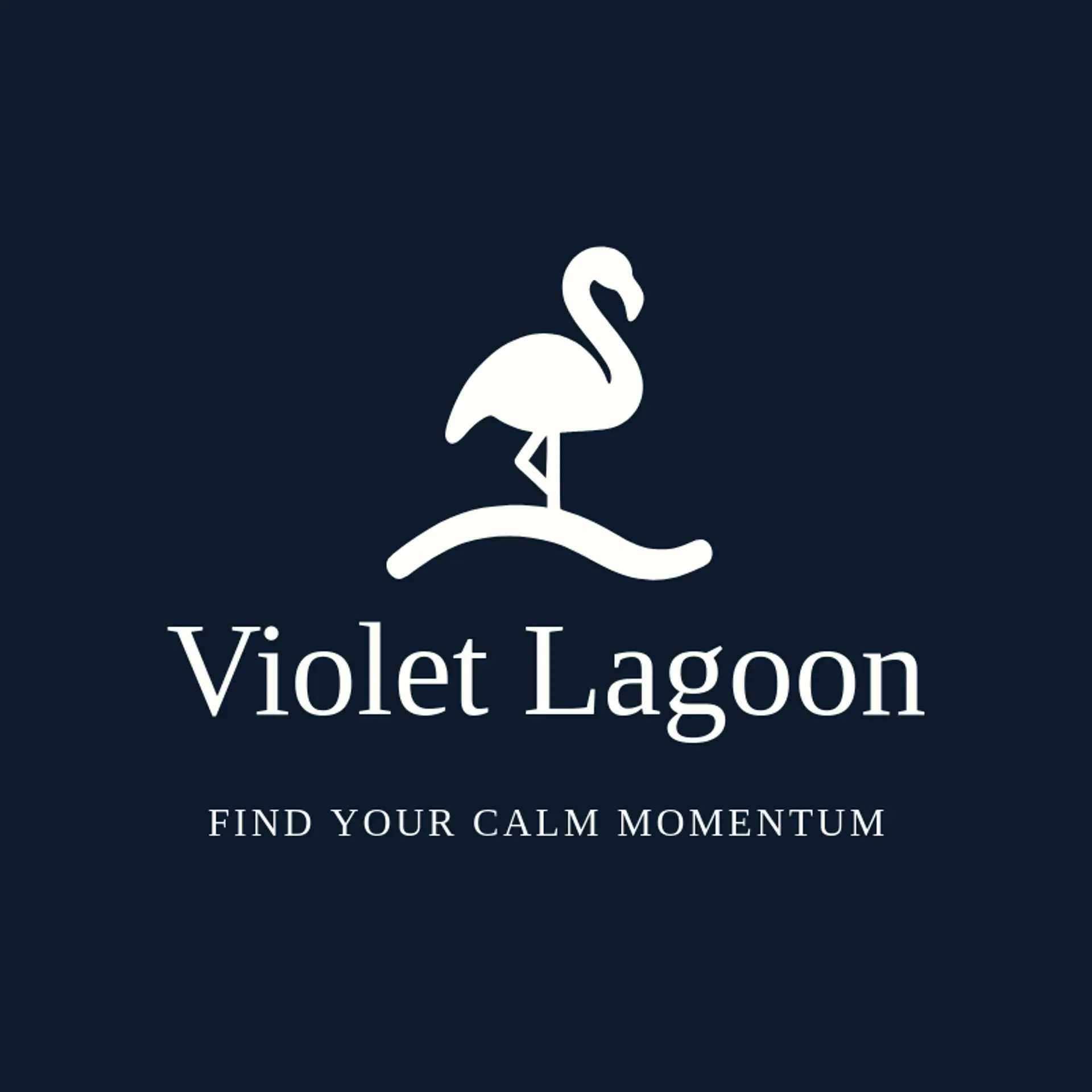 Violet Lagoon logo for flamingo