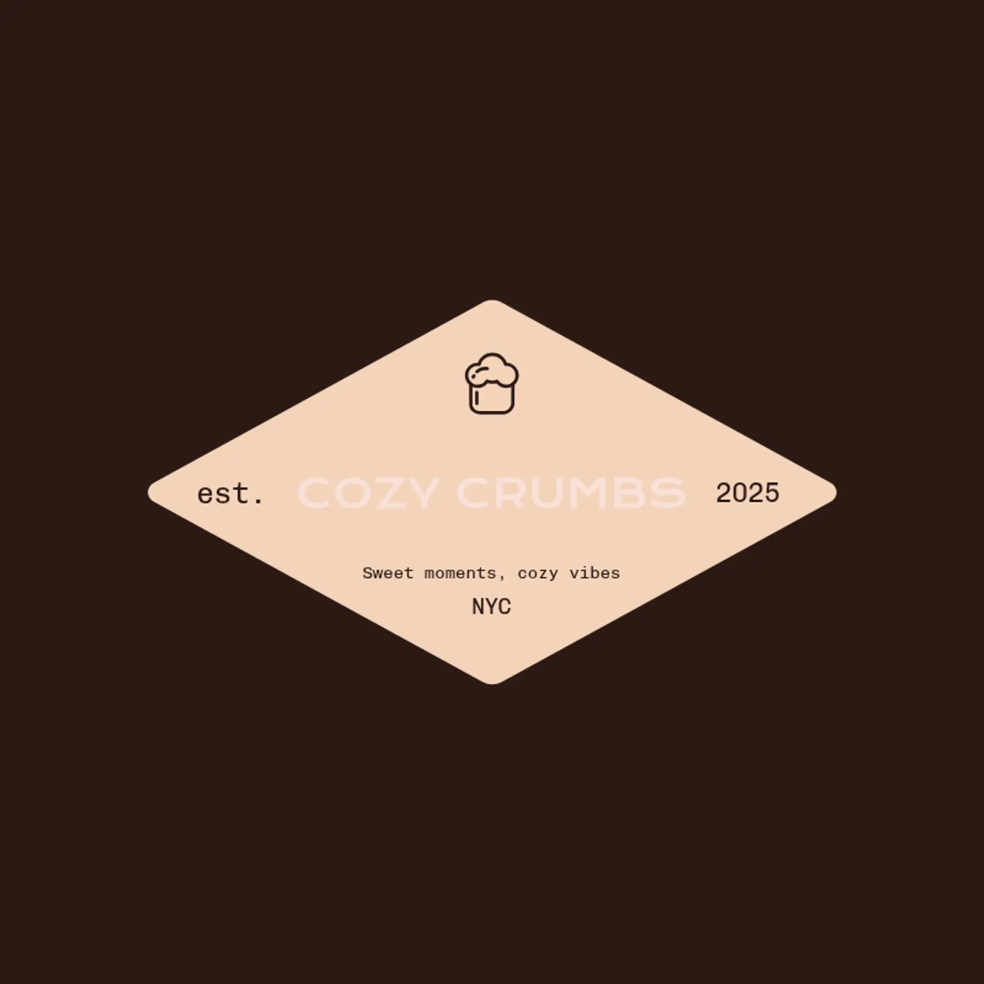 Little Love logo for cute cafe