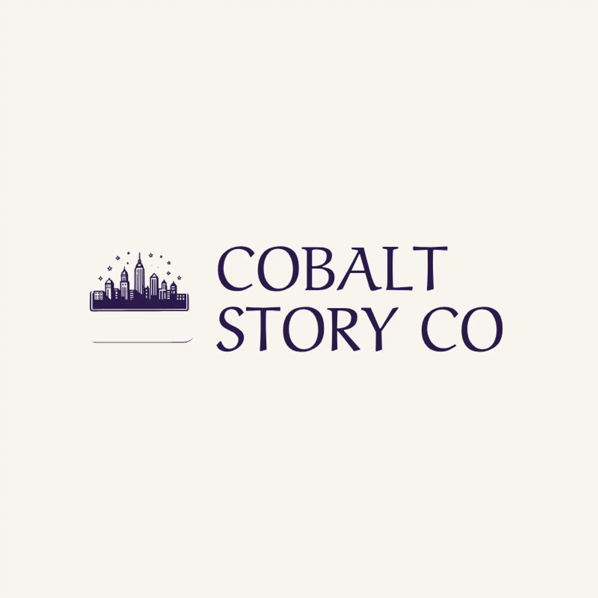 Cobalt Story Co logo for cinematic