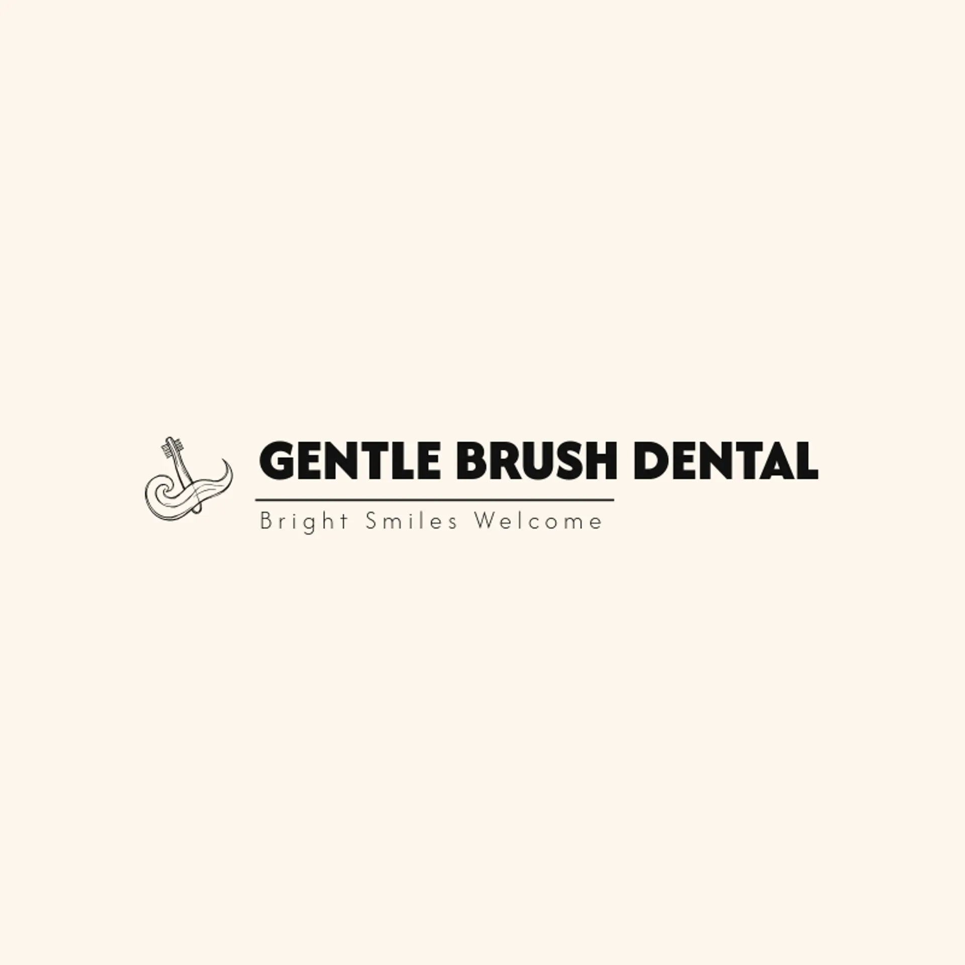 Gentle Brush Dental logo for dental