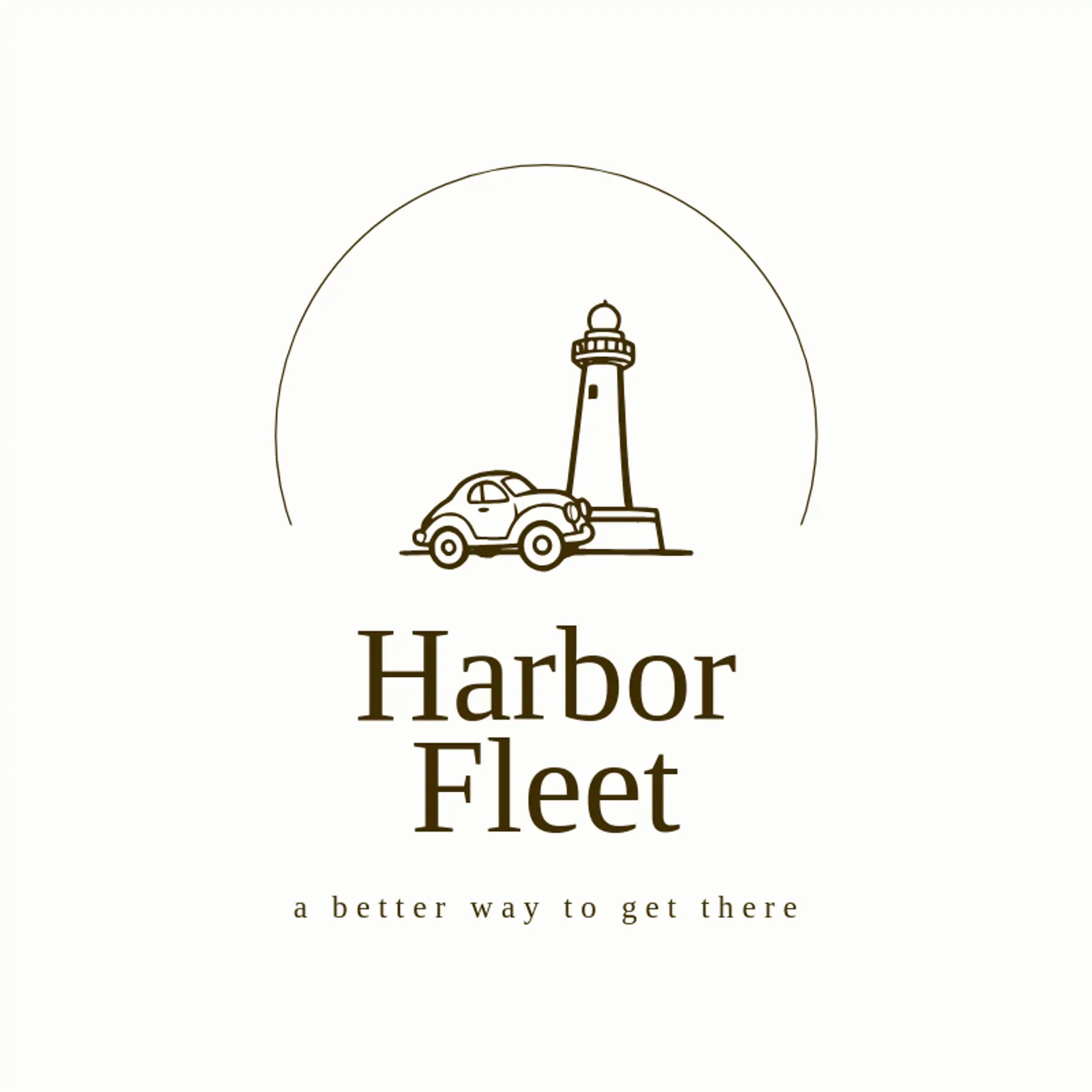 Harbor Fleet logo for car rental