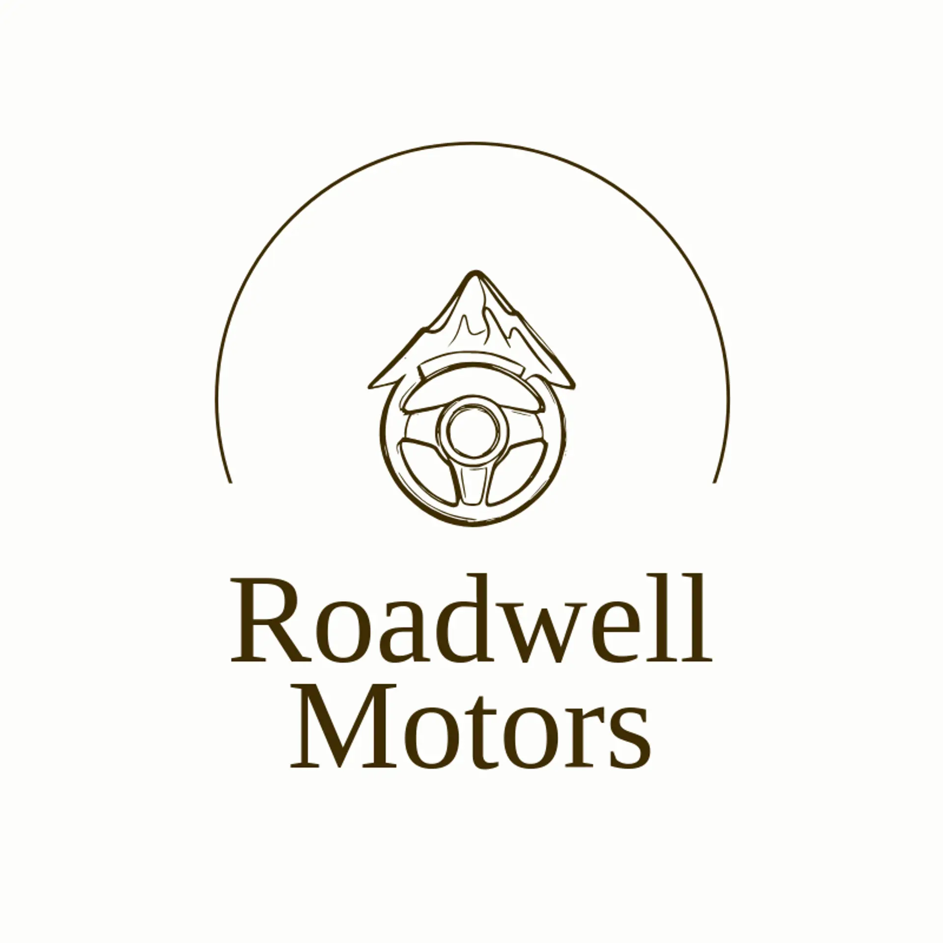 Roadwell Motors logo for steering wheel