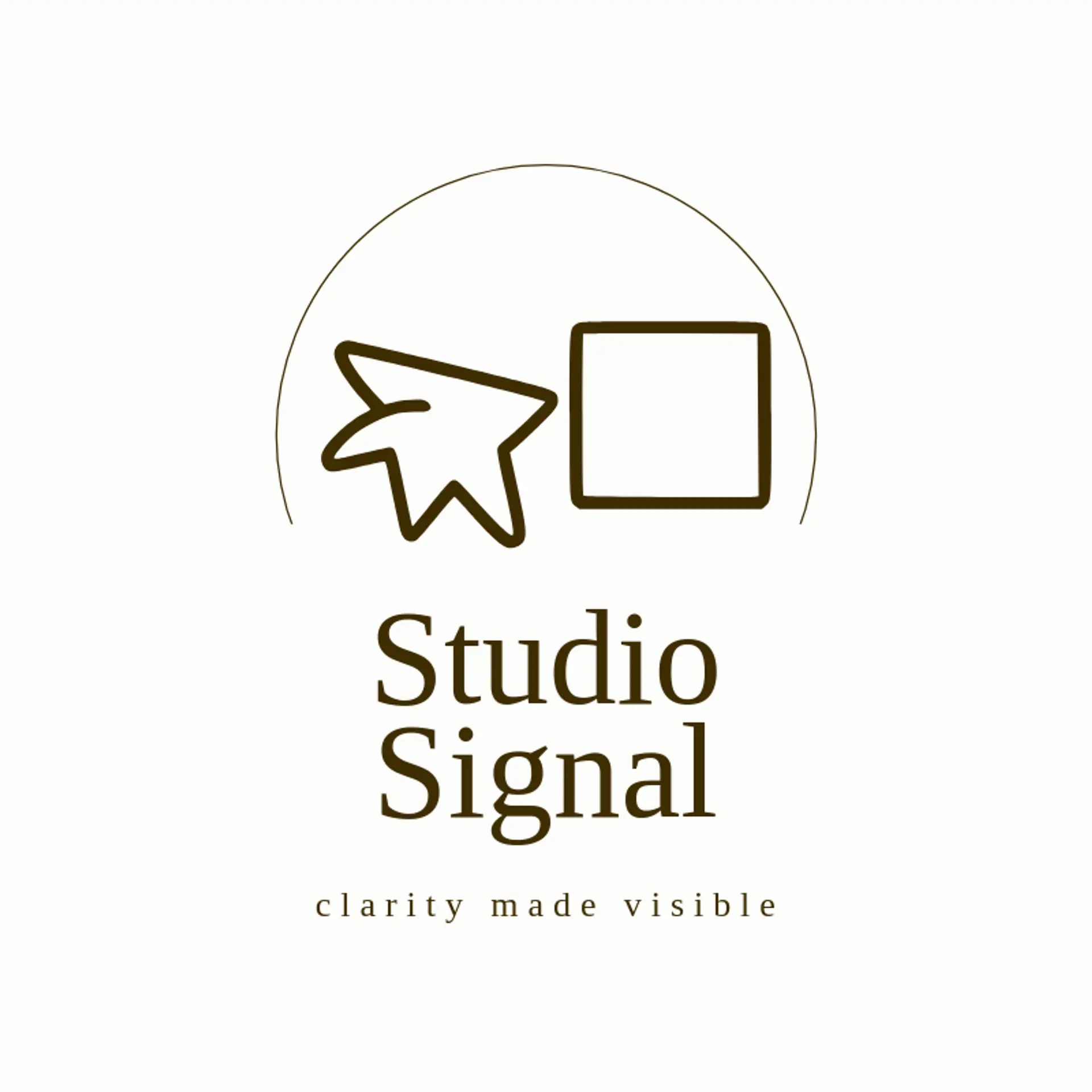 Studio Signal logo for graphic designer