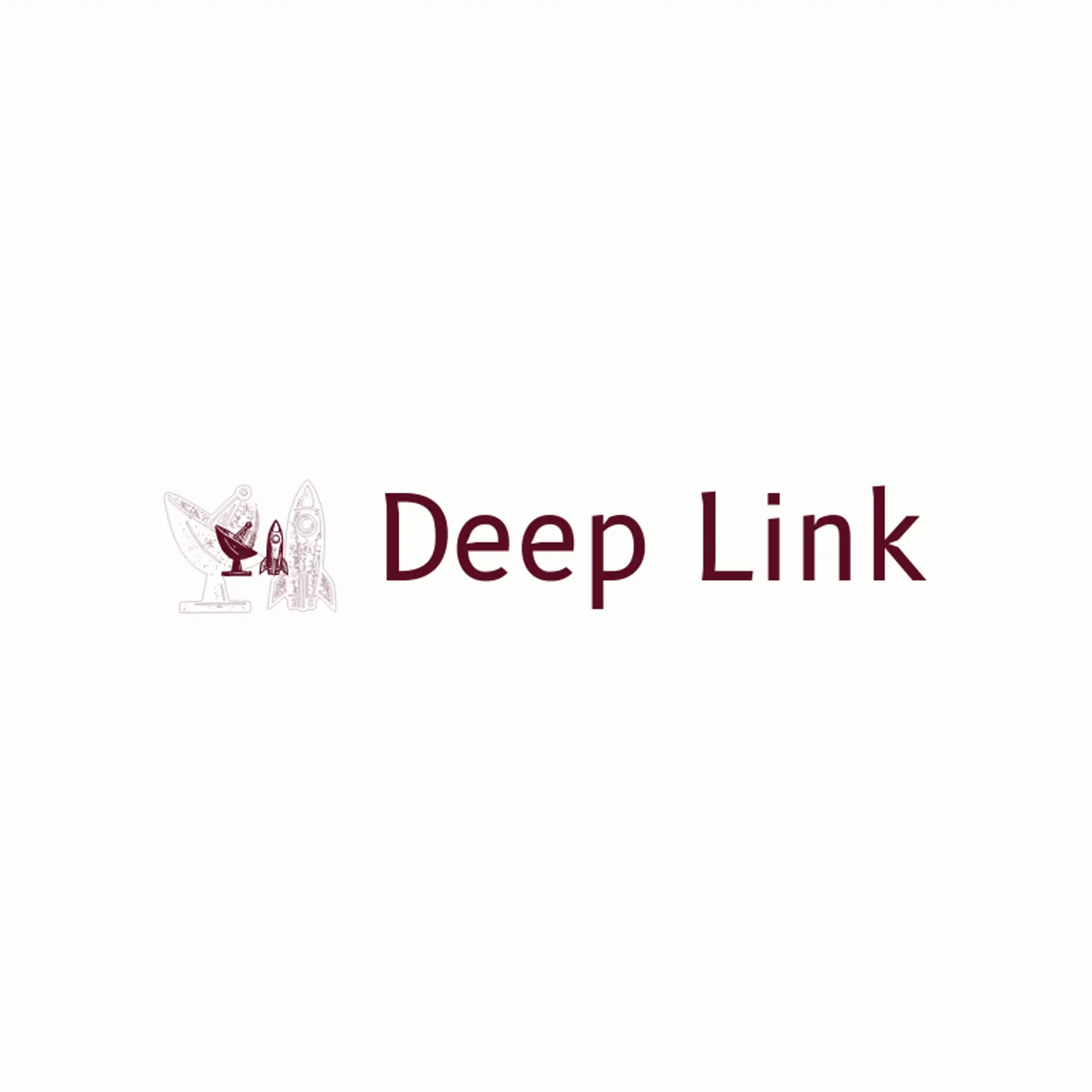 Deep Link logo for rocket