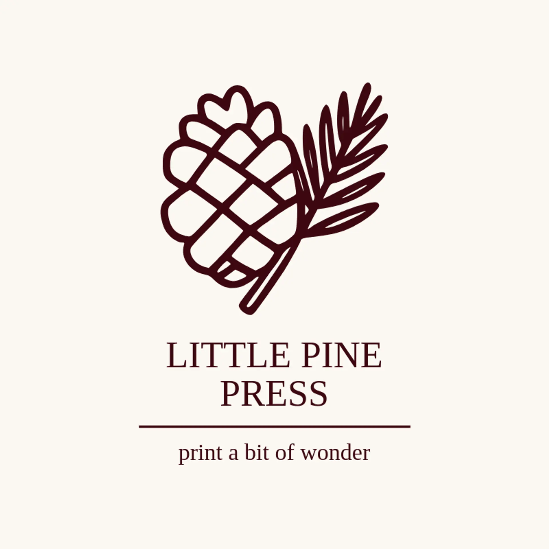 Little Pine Press logo for holiday
