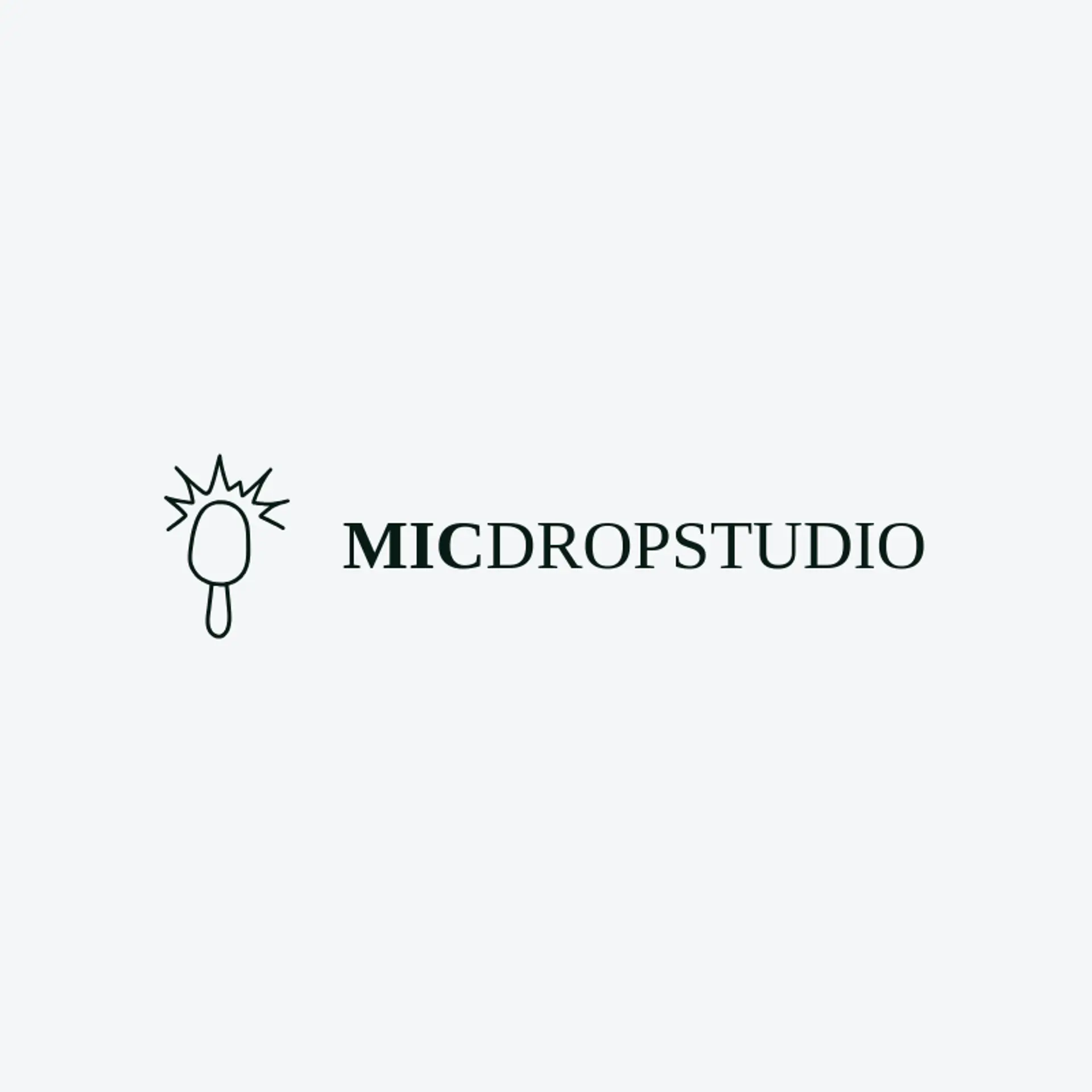 Mic Drop Studio logo for call