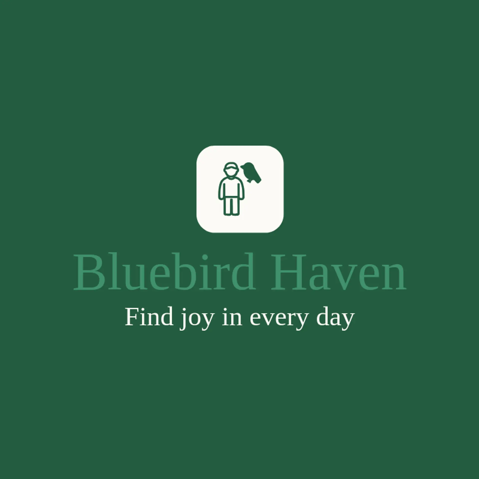 Bluebird Haven logo for senior