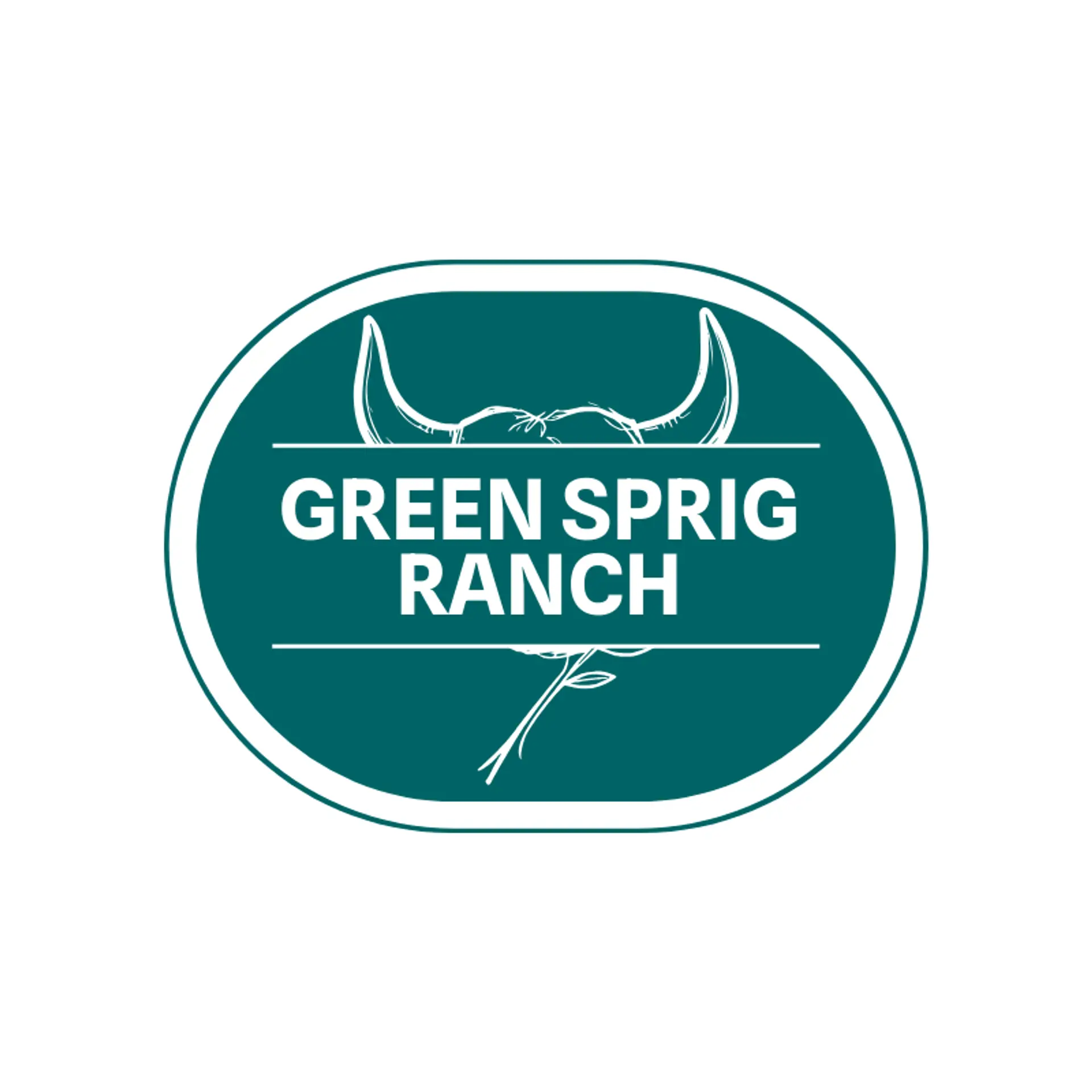 Green Sprig Ranch logo for cow