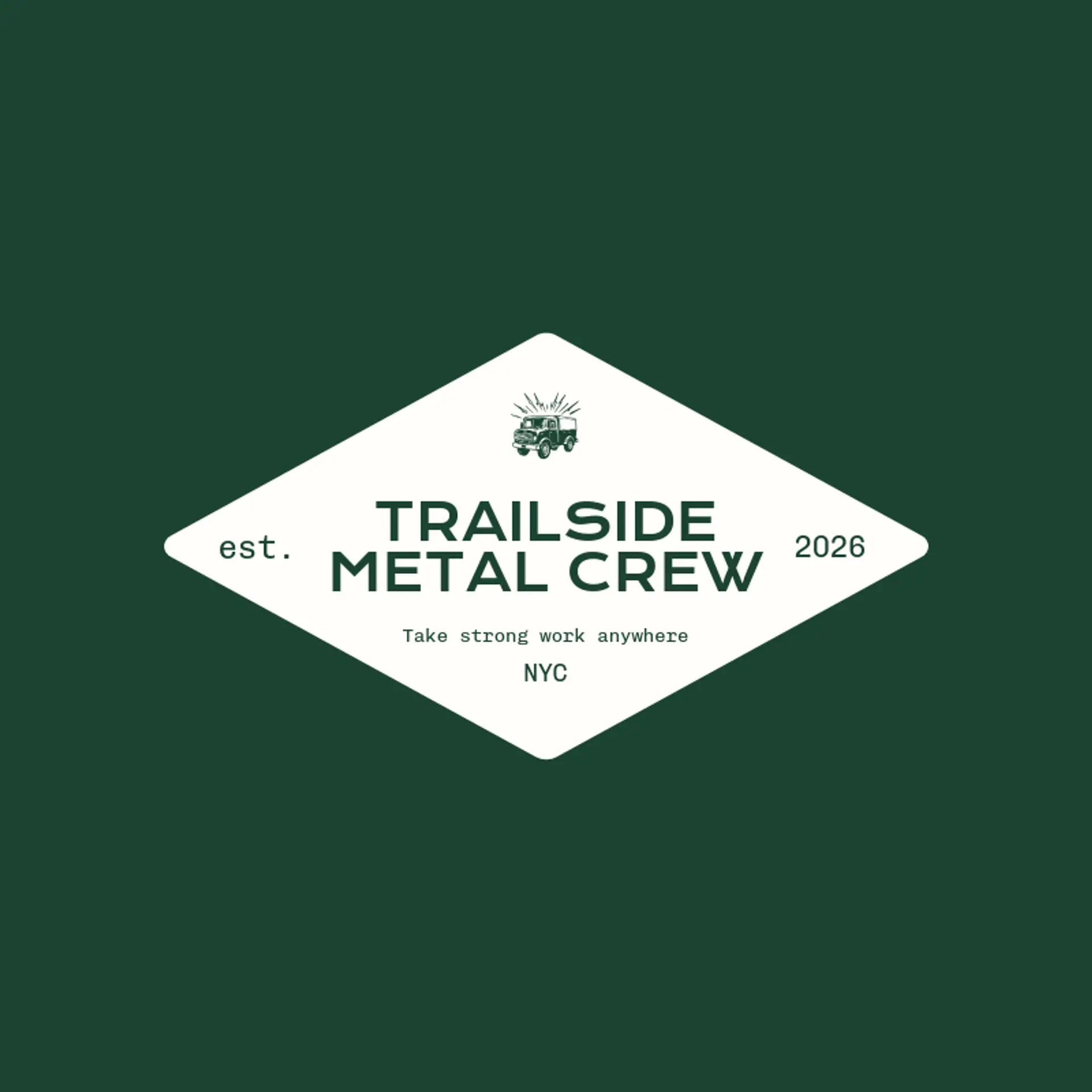 Trailside Metal Crew logo for welding