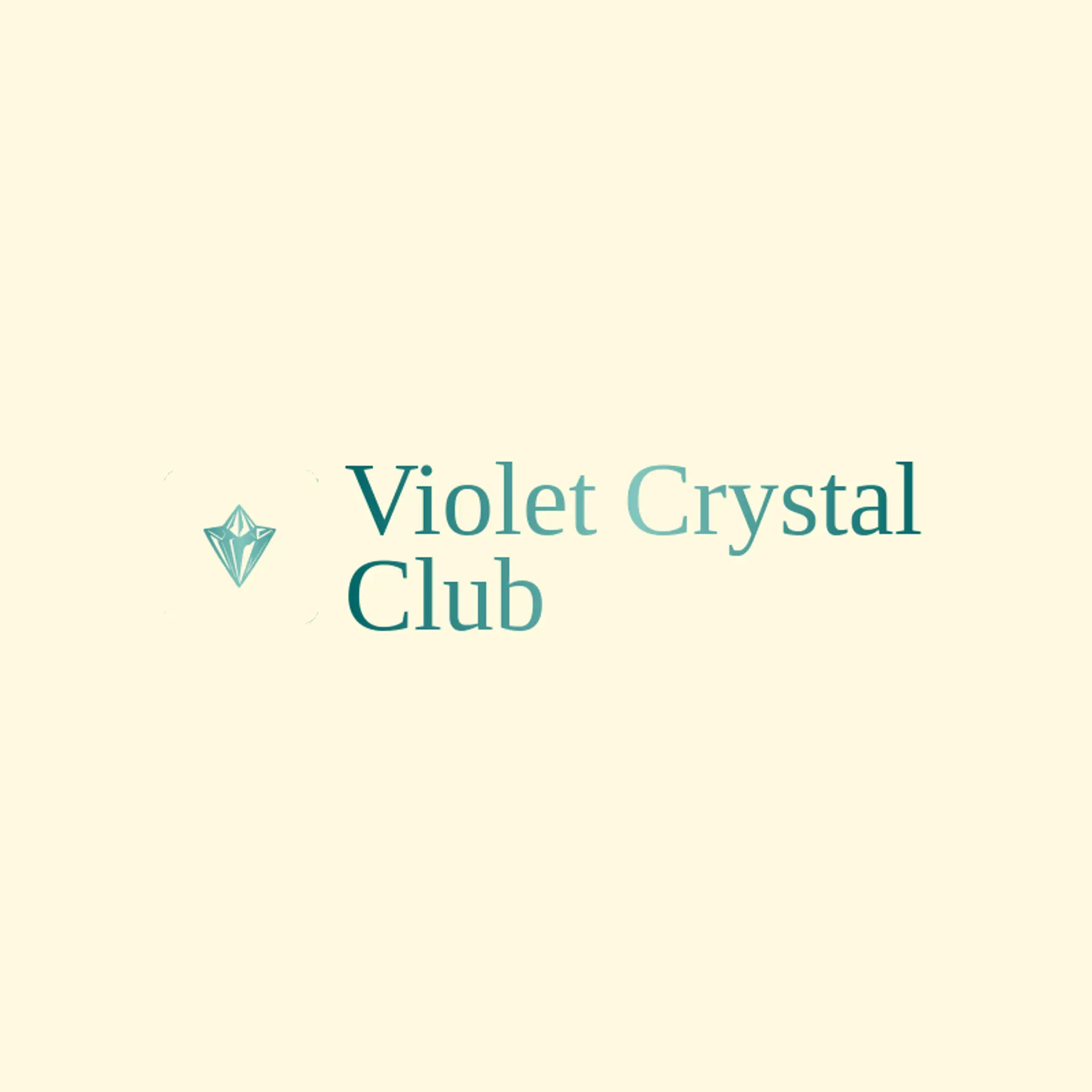 Violet Crystal Club logo for unicorn