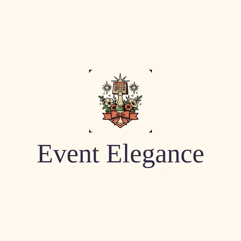 The event name Event Elegance as a branded logo with a color icon