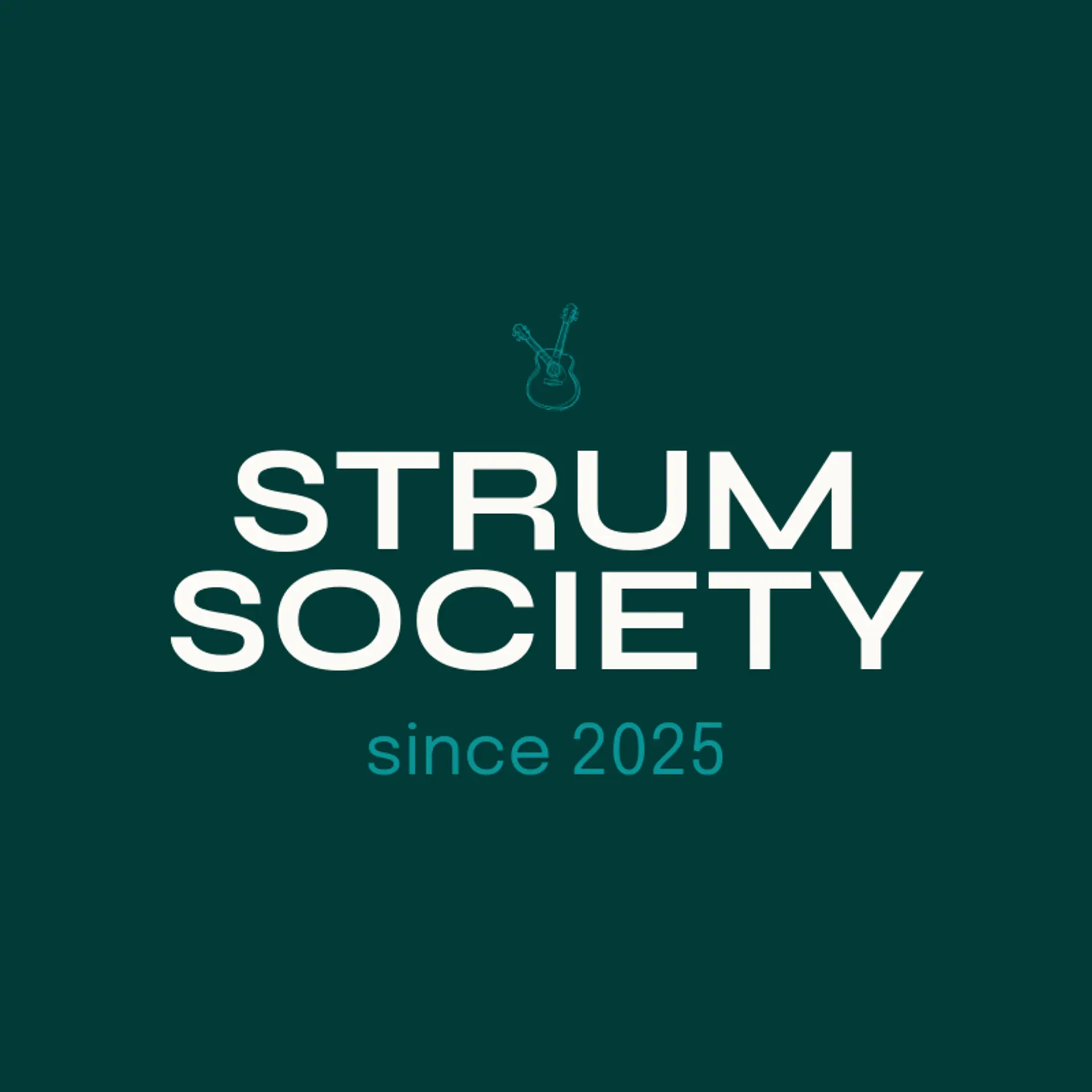 Strum Society logo for guitar
