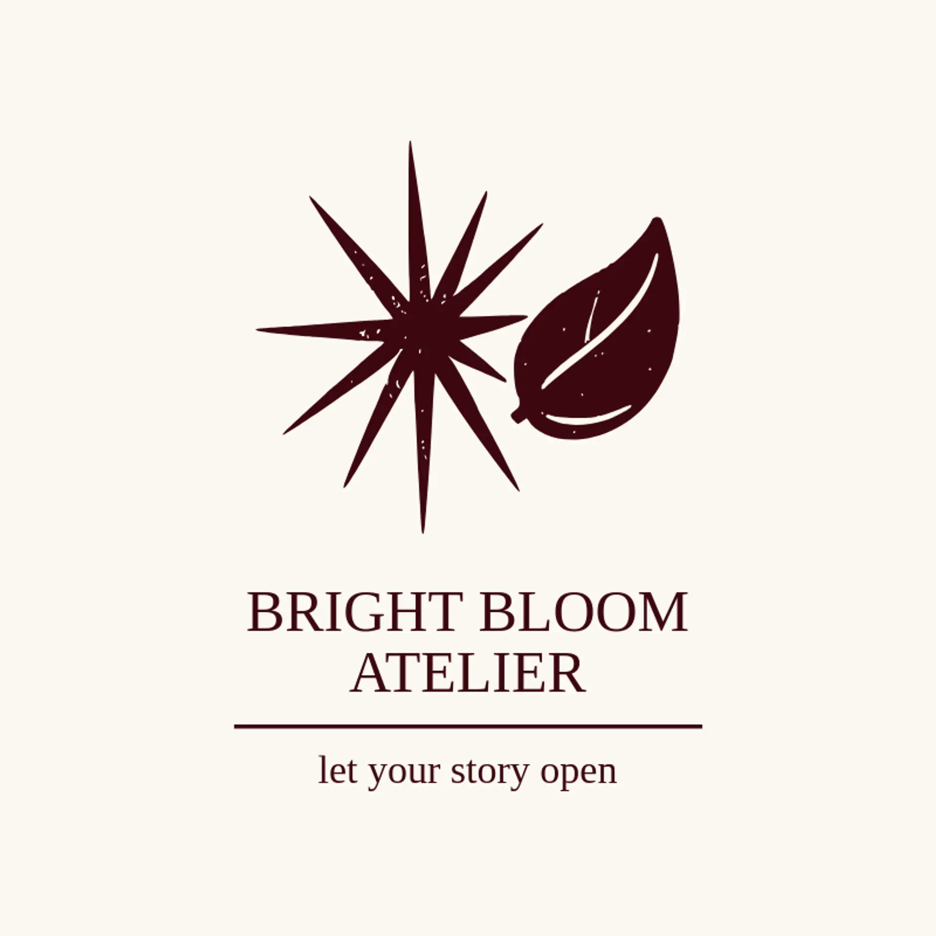 Bright Bloom Atelier logo for flare