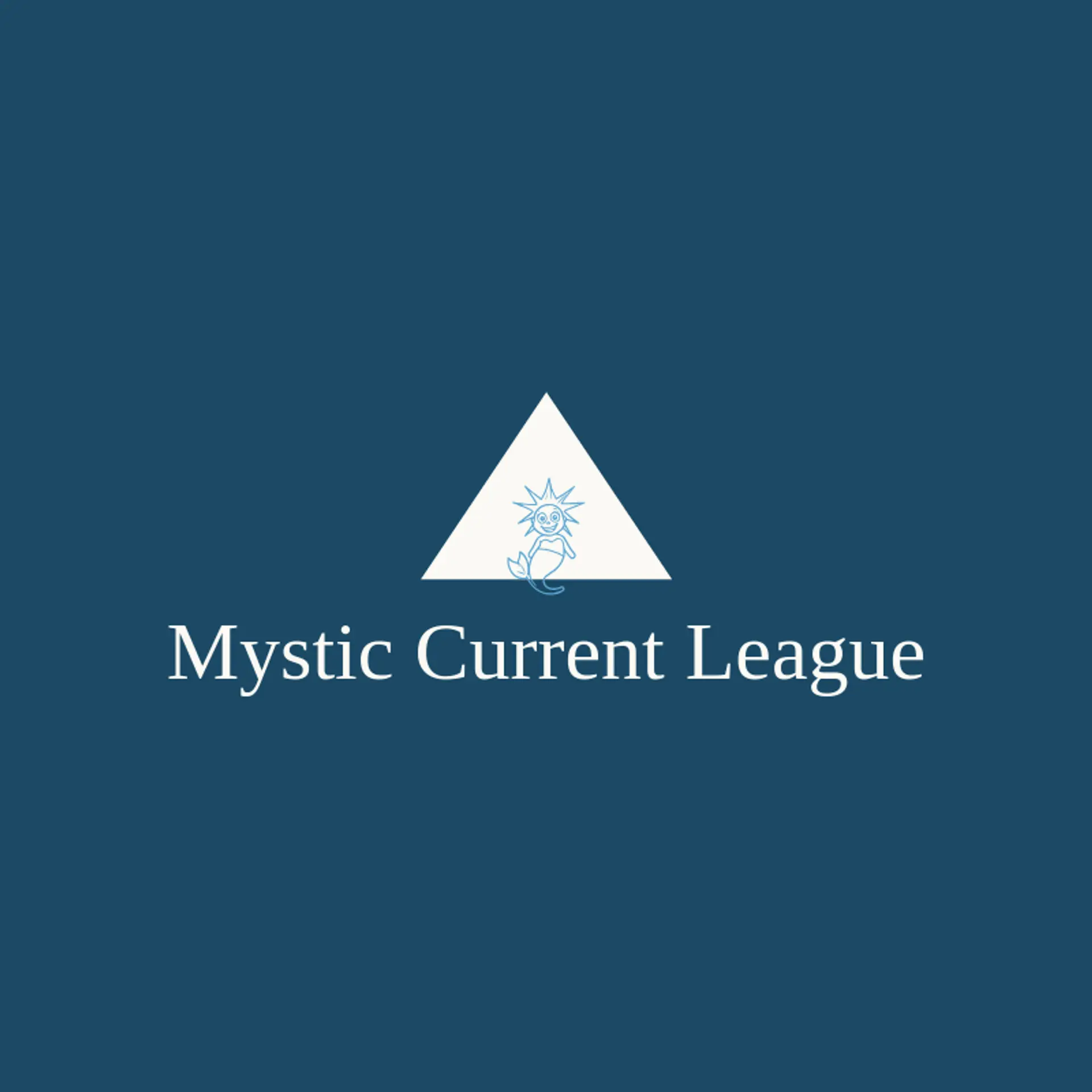 Mystic Current League logo for mermaid