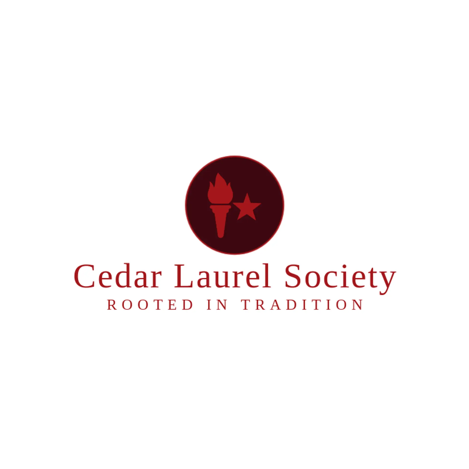 Cedar Laurel Society logo for fraternity