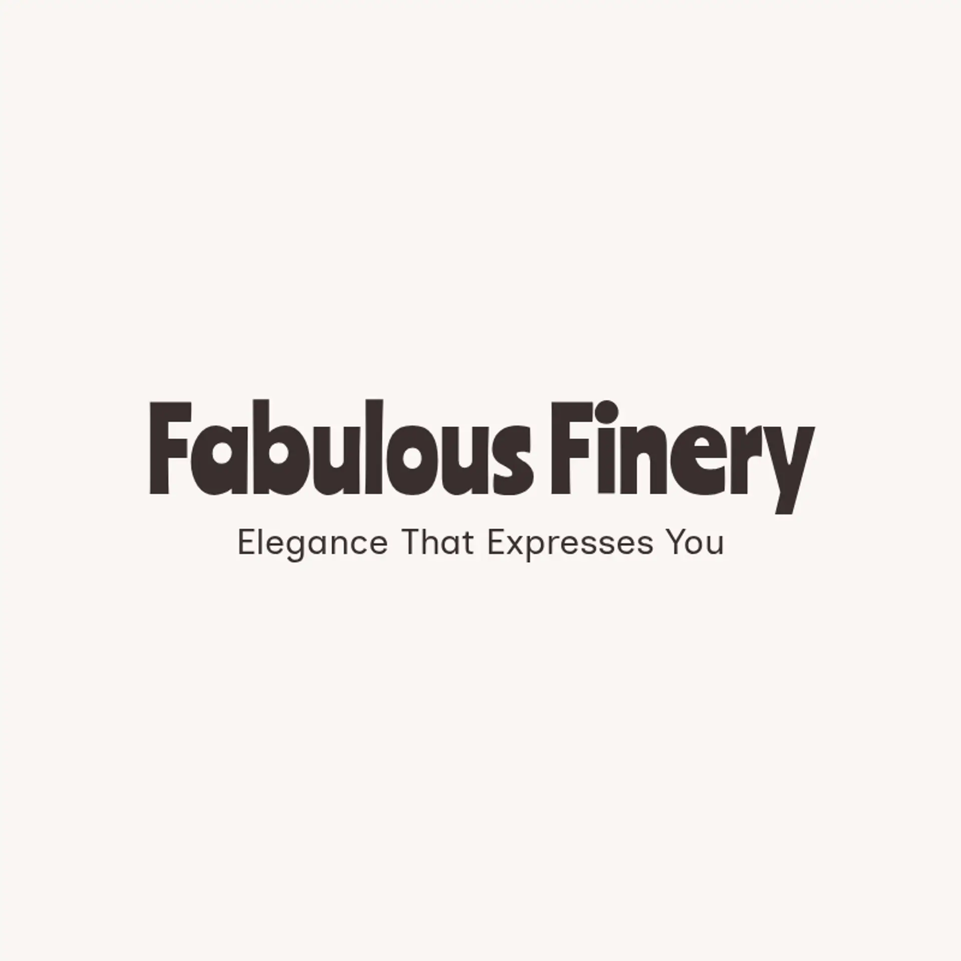 Fabulous Finery logo for fashion accessories