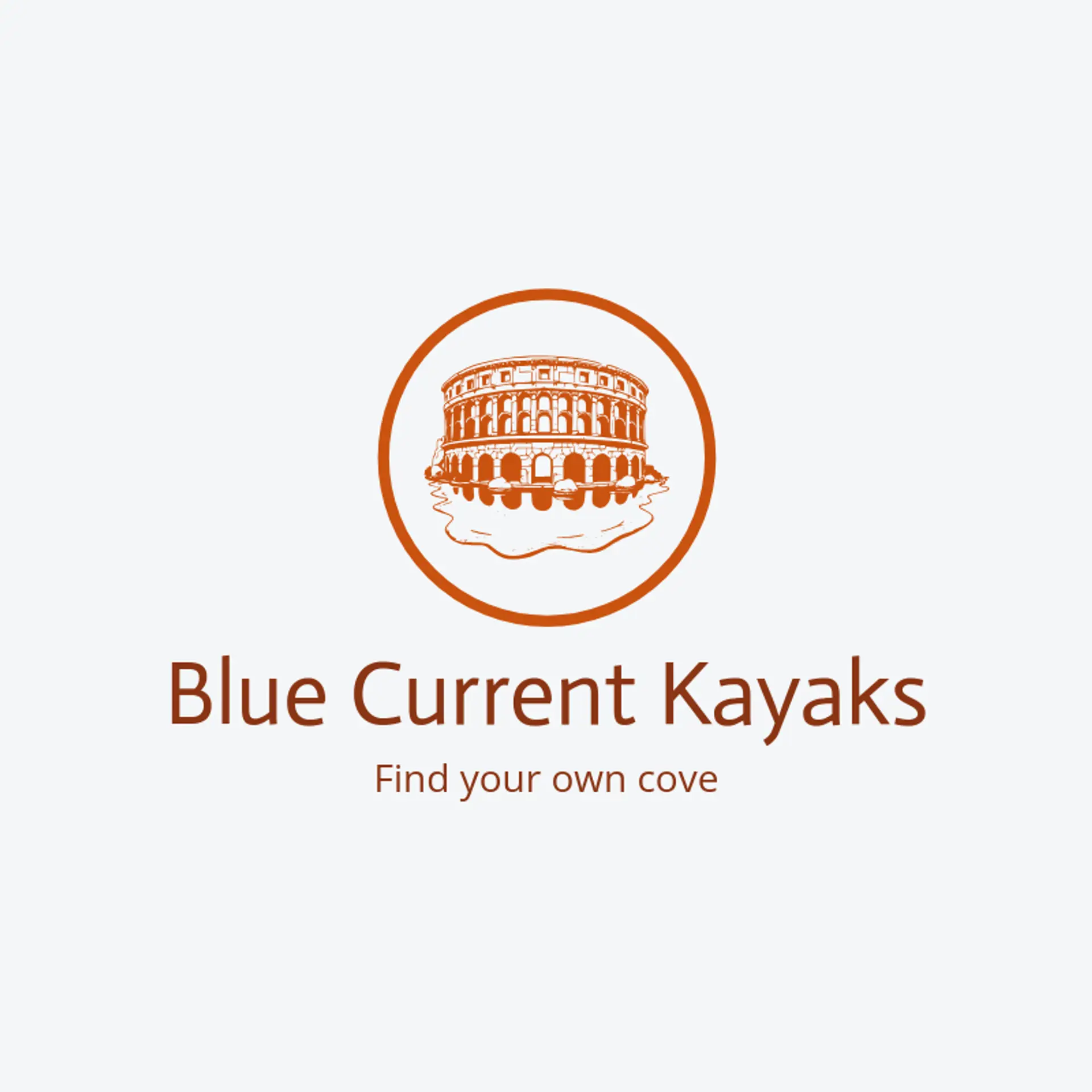 Blue Current Kayaks logo for lagoon