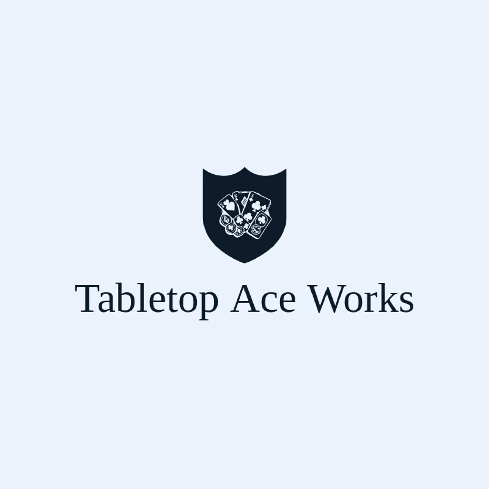 Tabletop Ace Works logo for playing cards