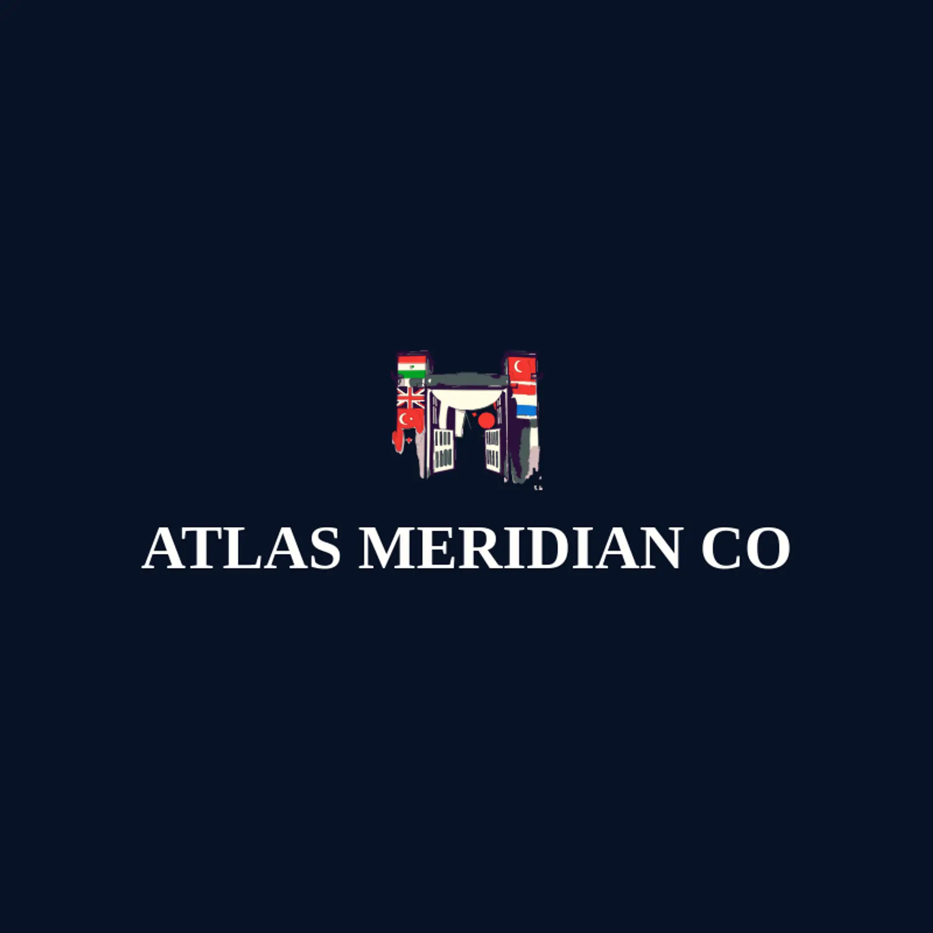 Atlas Meridian Co logo for international