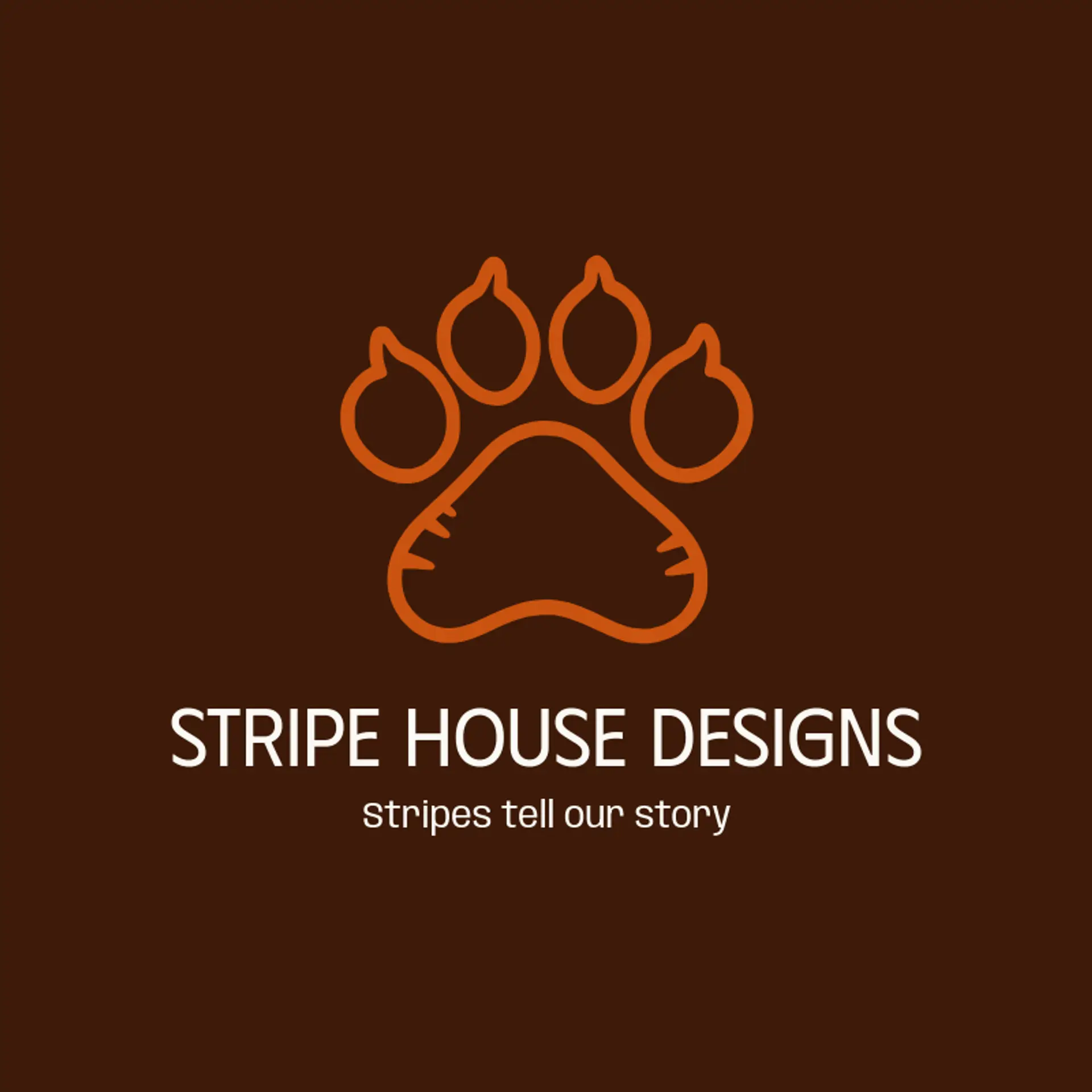 Stripe House Designs logo for tiger
