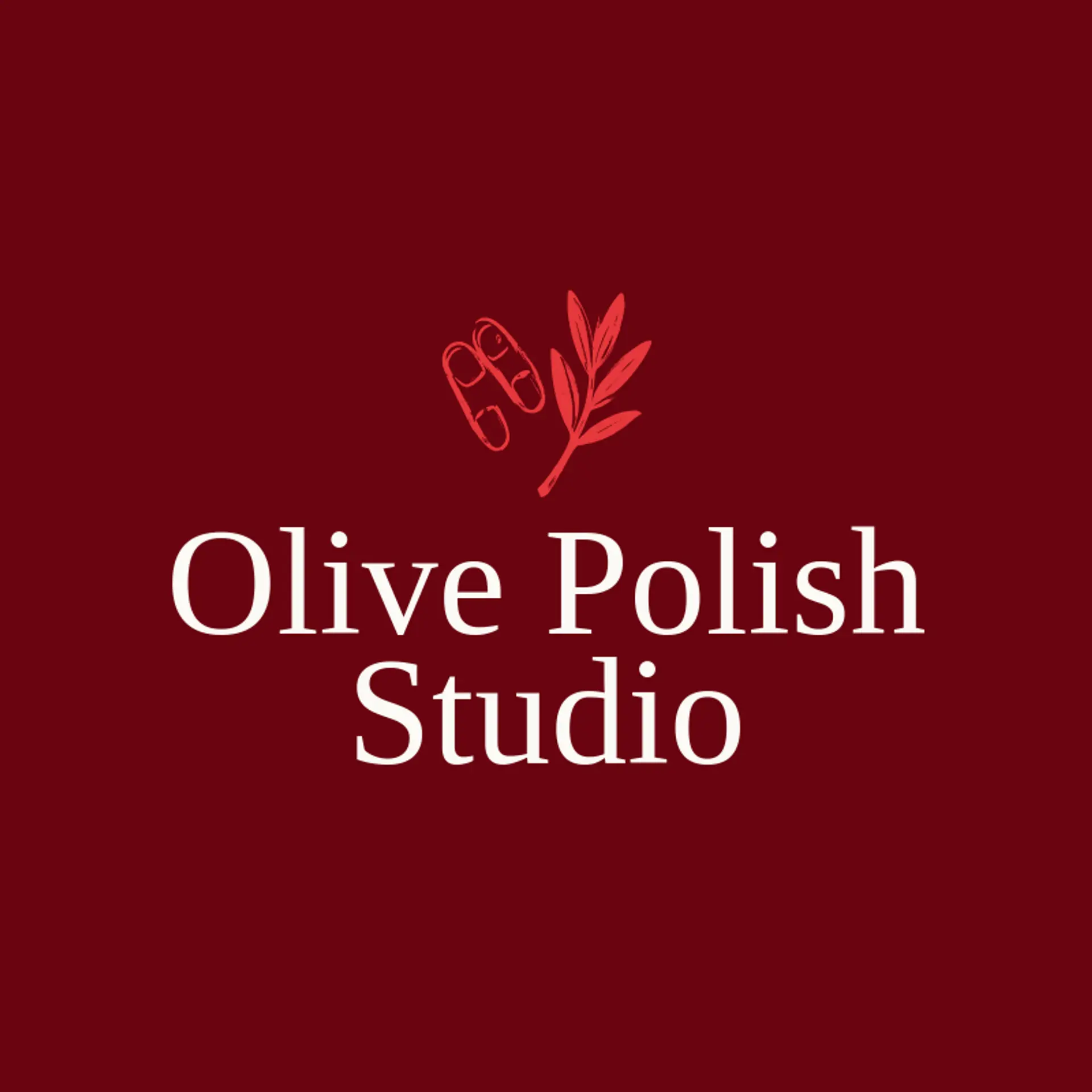 Olive Polish Studio logo for nails
