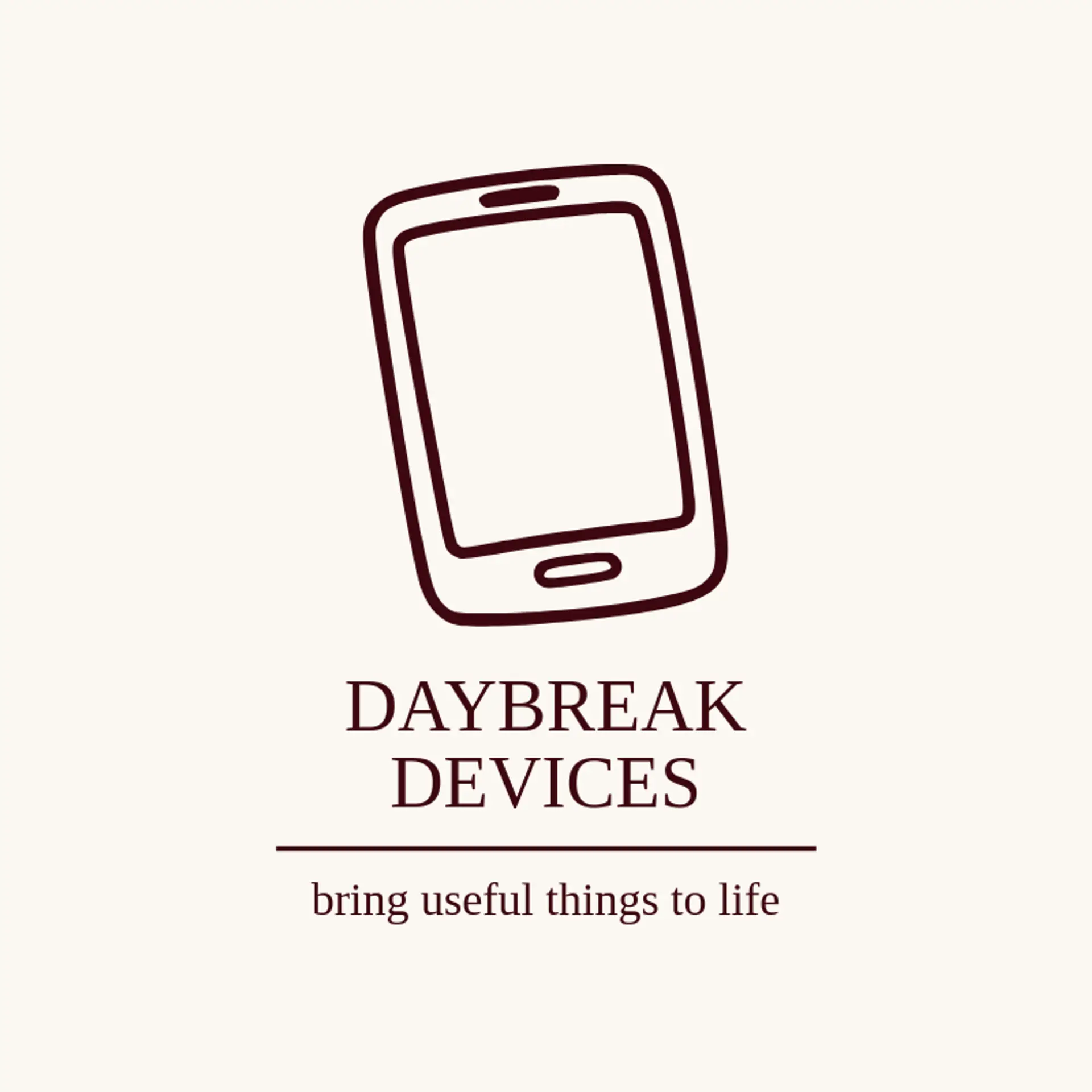 Daybreak Devices logo for electronics