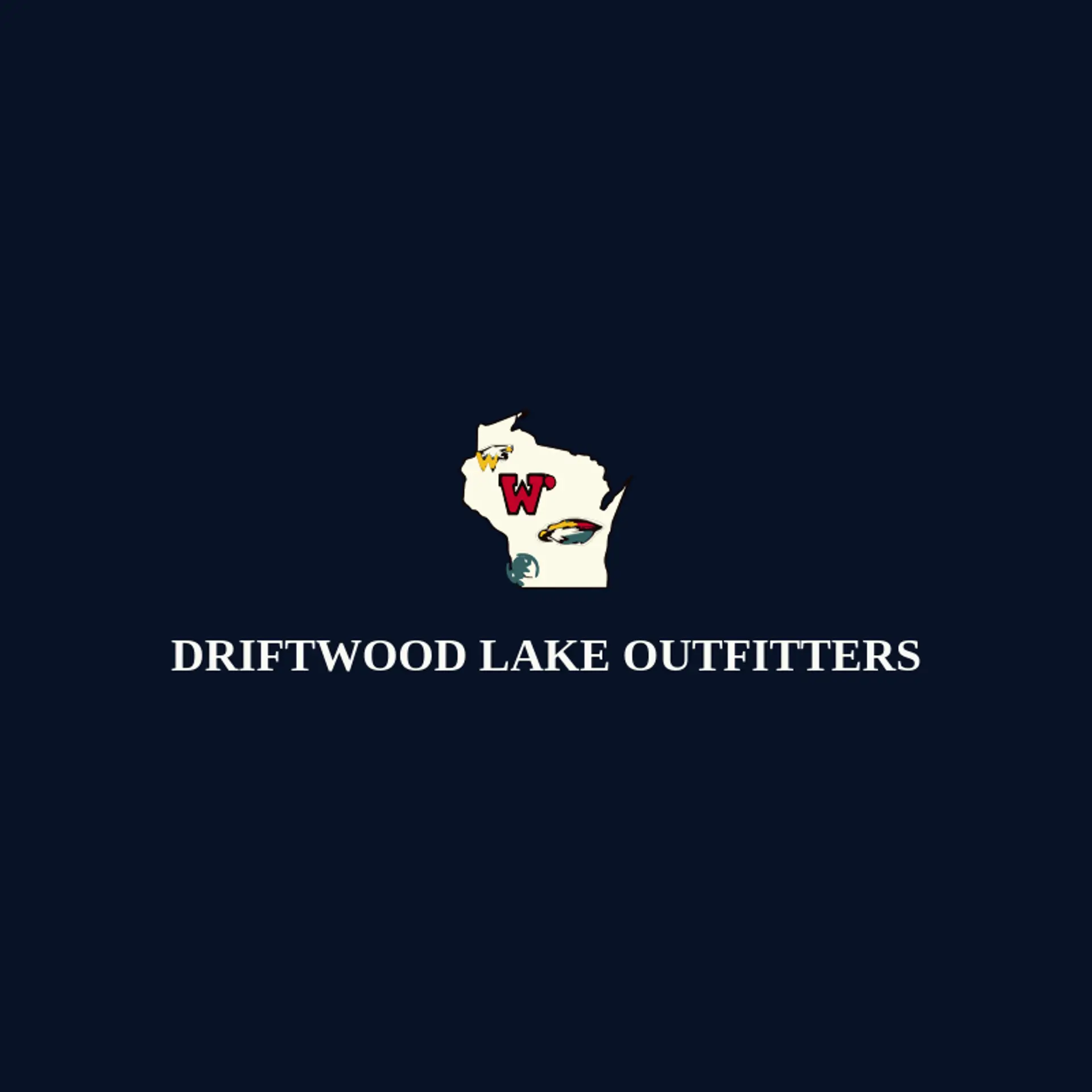 Driftwood Lake Outfitters logo for wisconsin