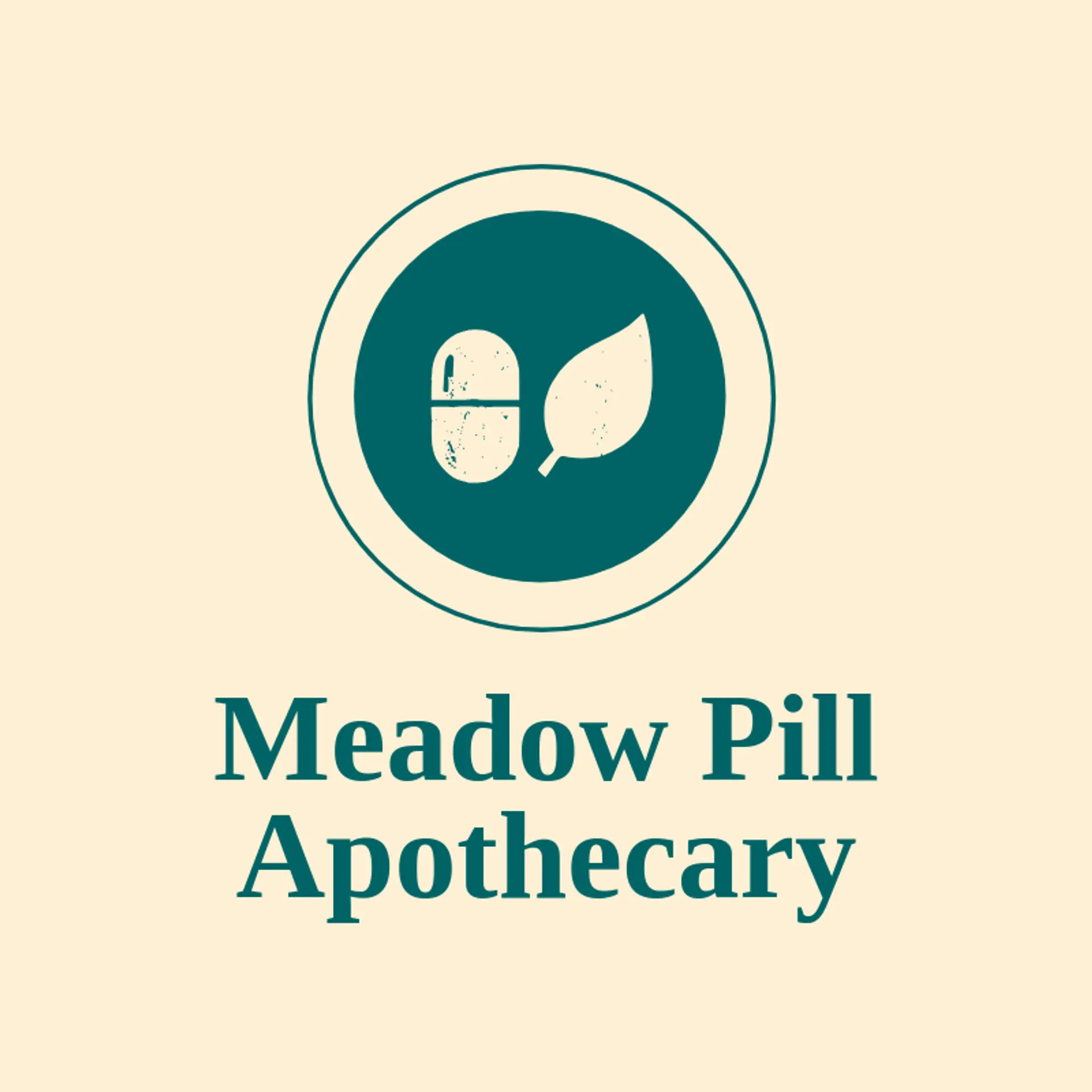 Meadow Pill Apothecary logo for pill