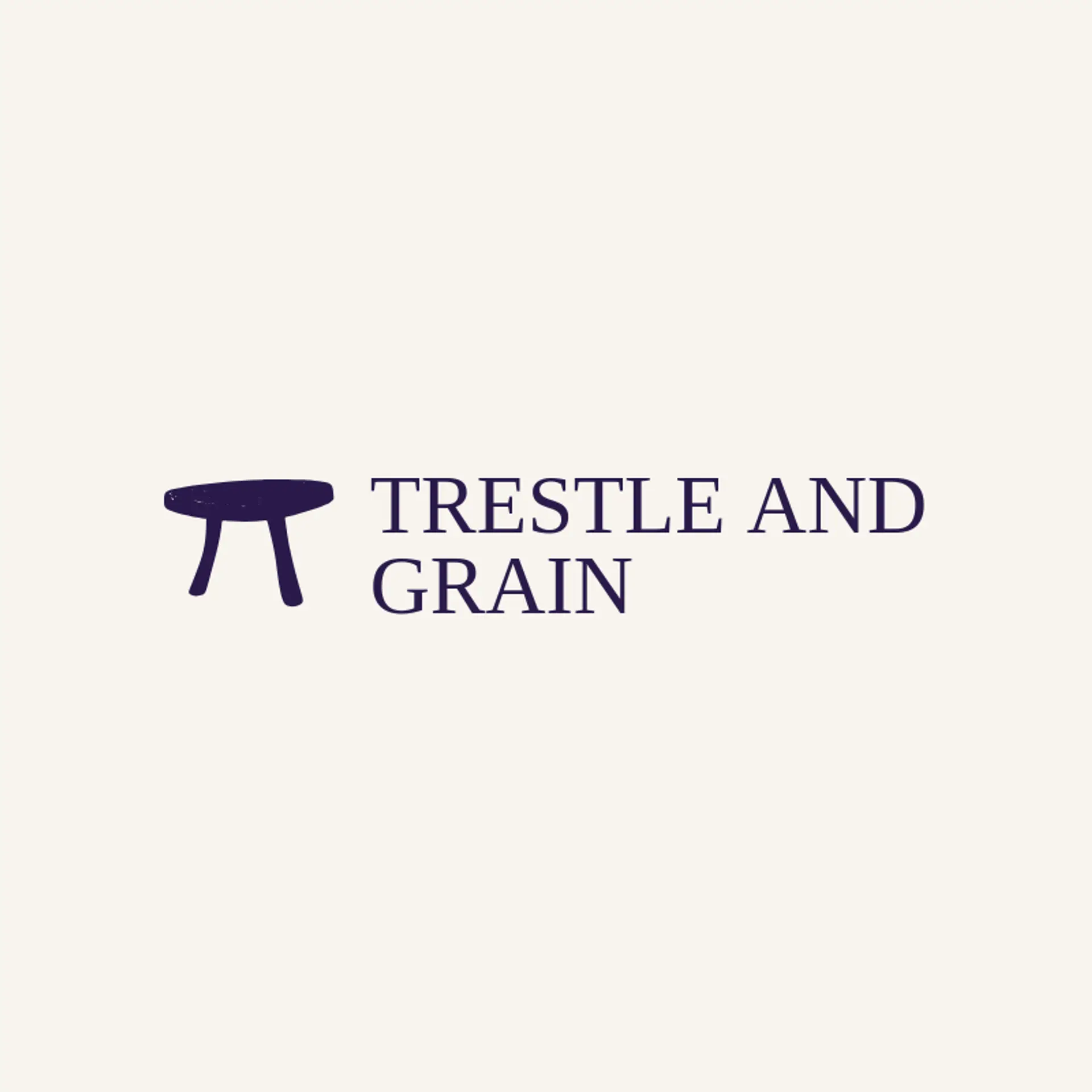 Trestle and Grain logo for table