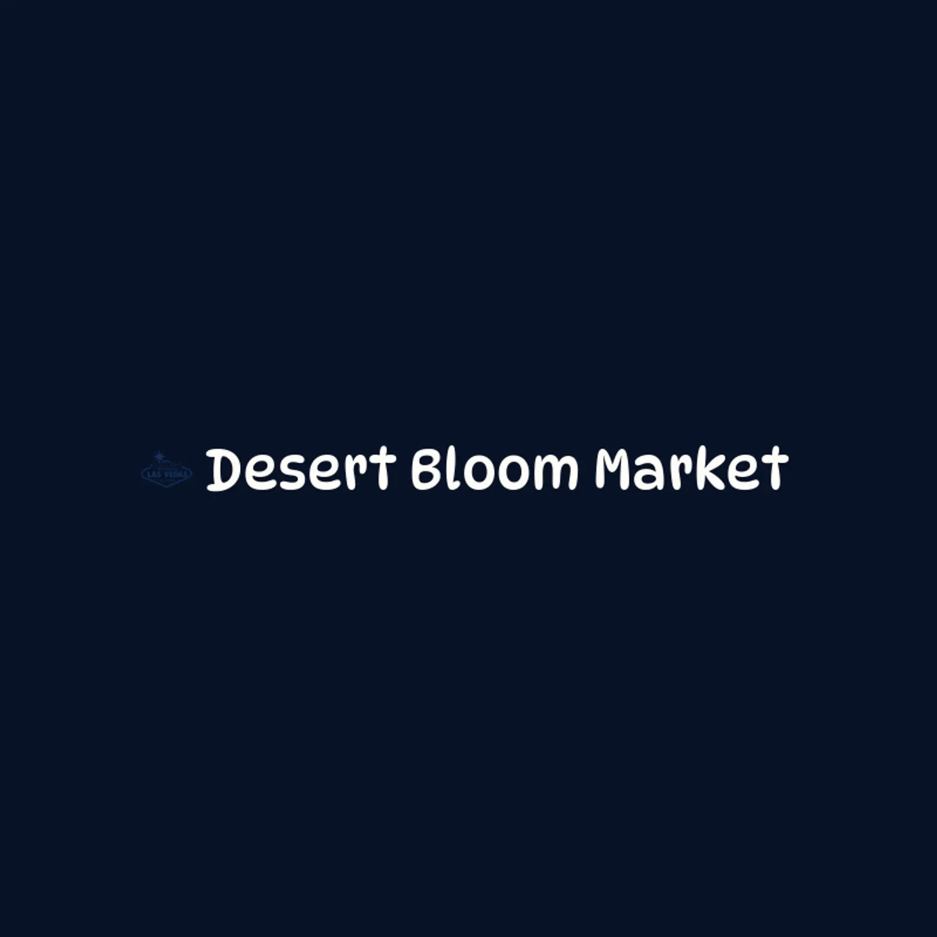 Desert Bloom Market logo for Nevada