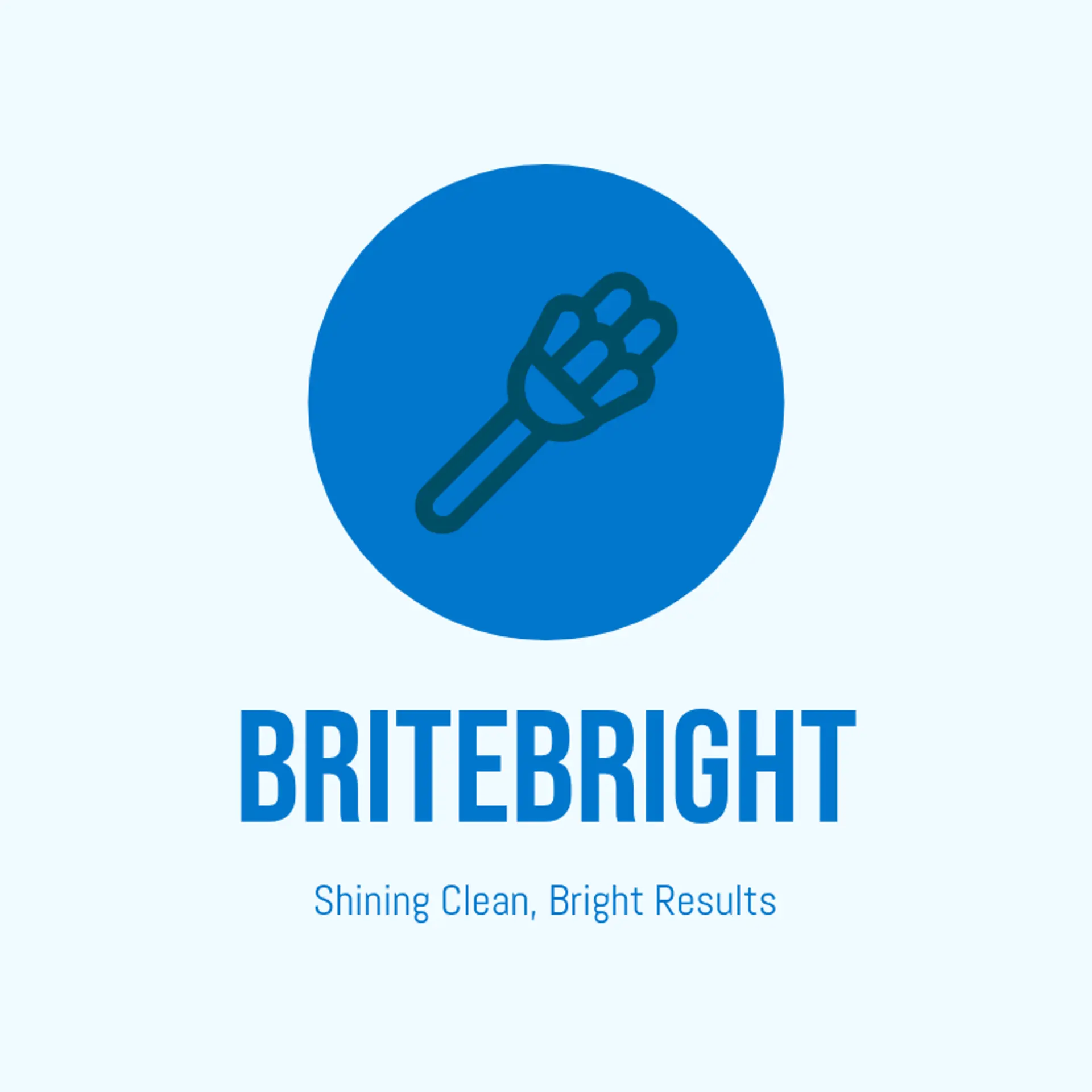 BriteBright logo for cleaning company