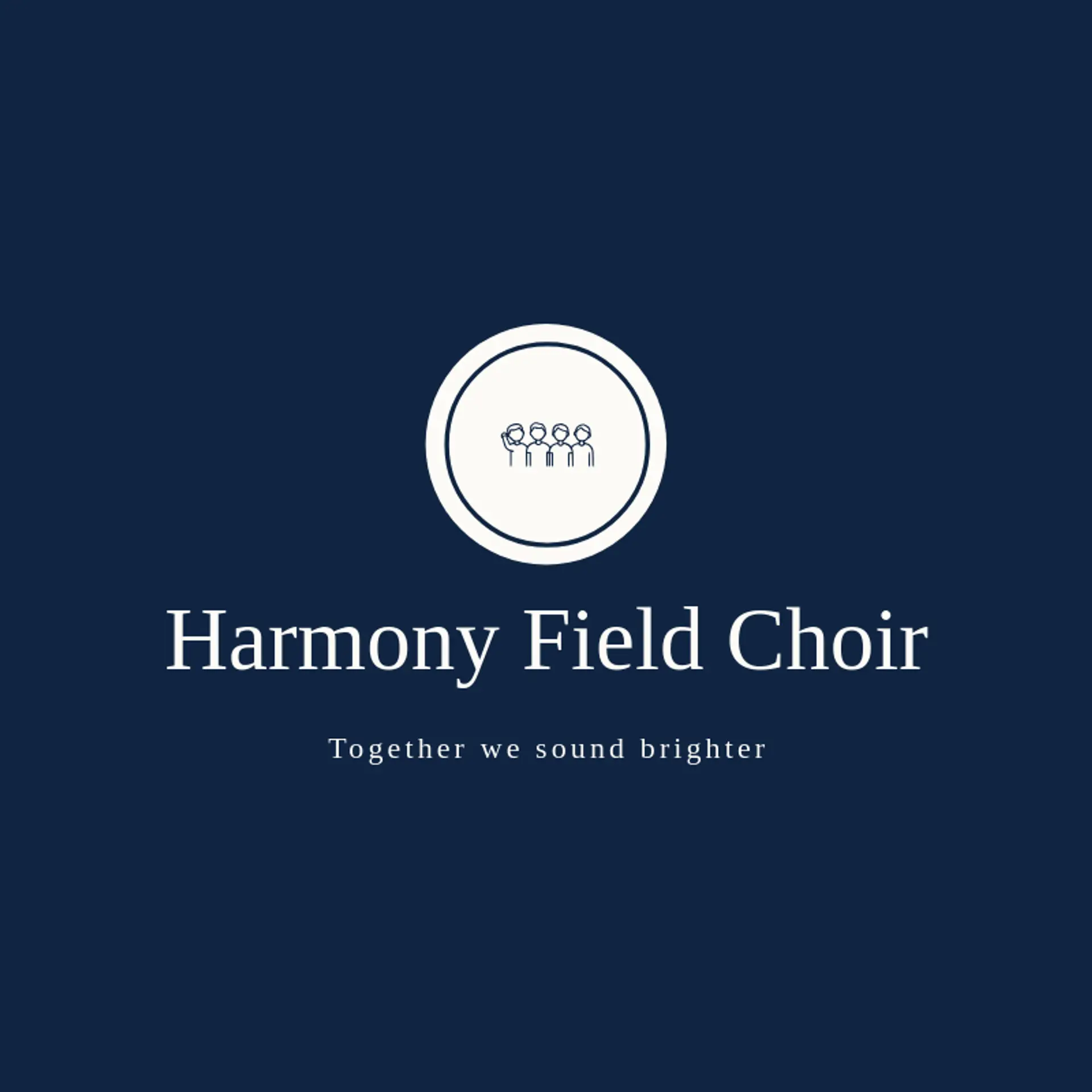 Harmony Field Choir logo for singing
