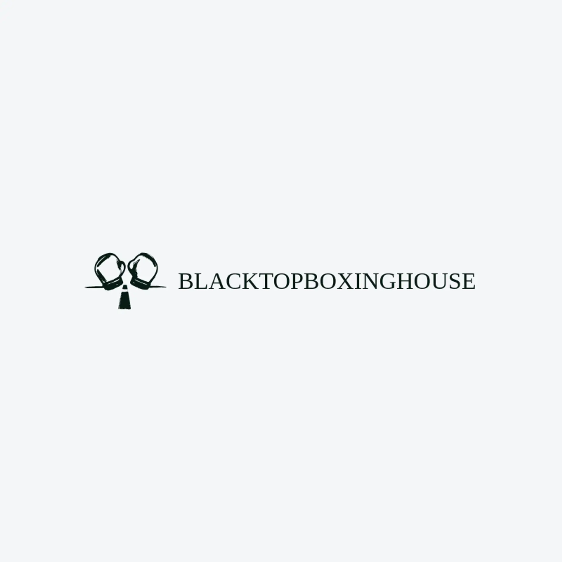 Blacktop Boxing House logo for fight