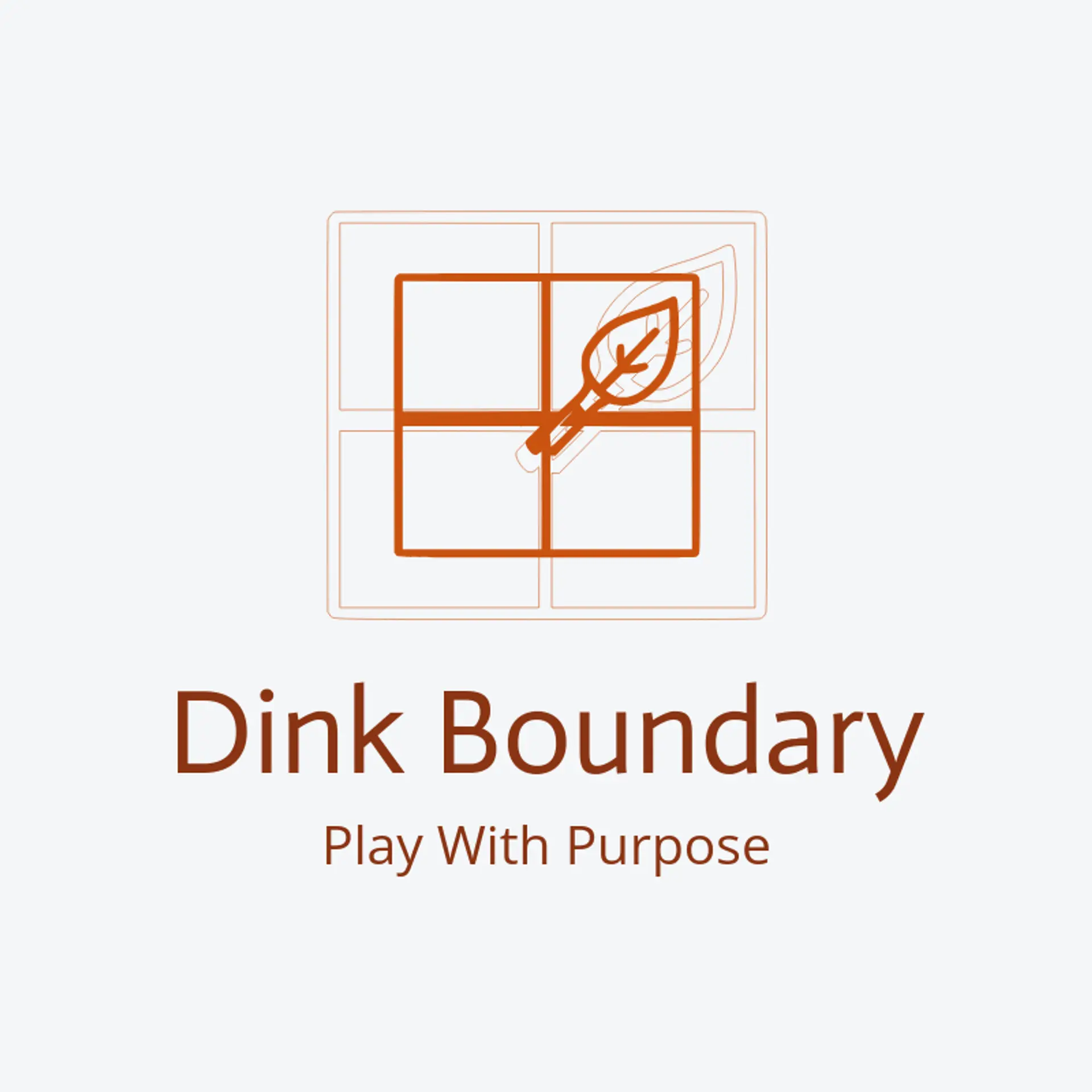 Dink Boundary logo for pickleball