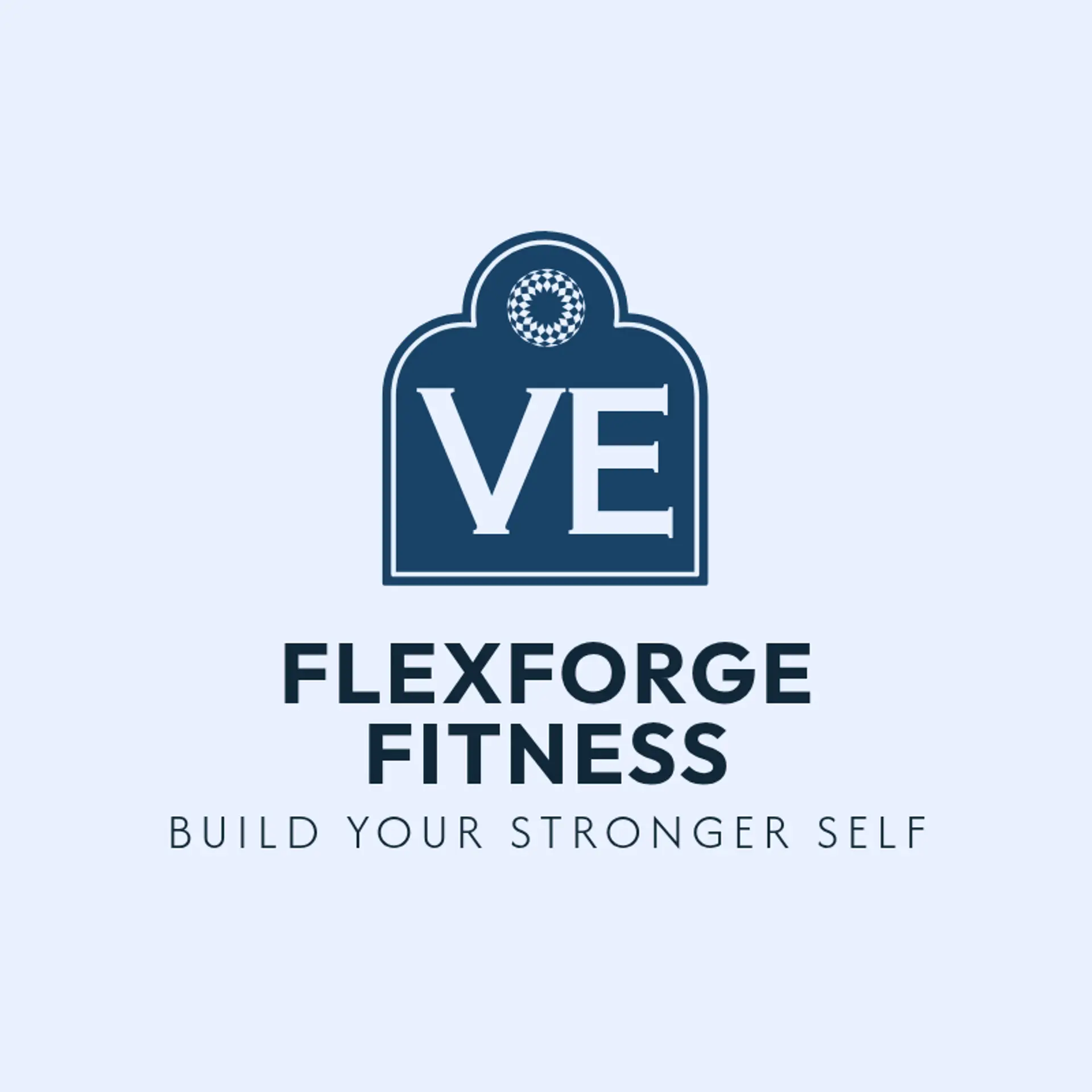 FlexForge Fitness logo for fitness club