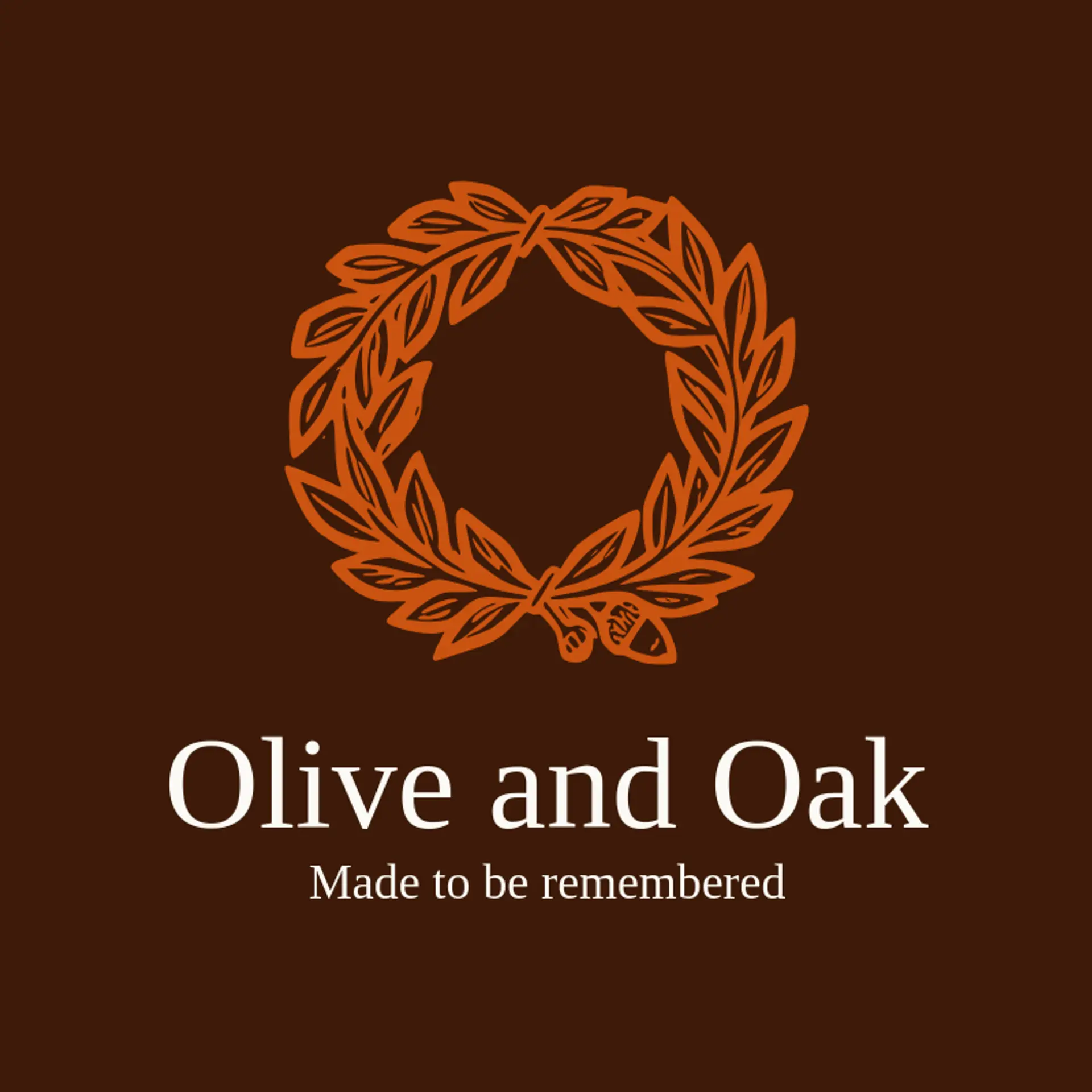 Olive and Oak logo for wreath
