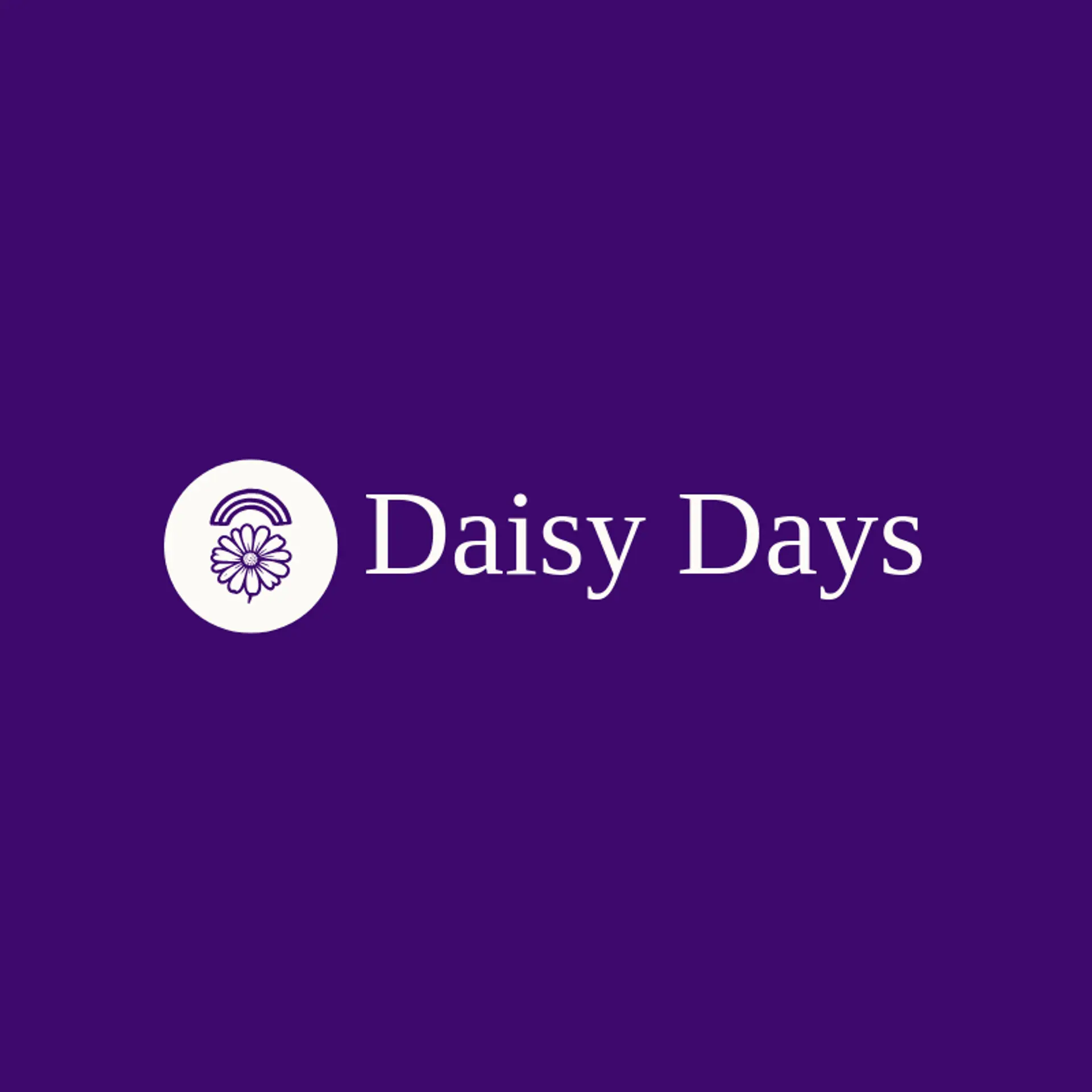 Daisy Days logo for hippie