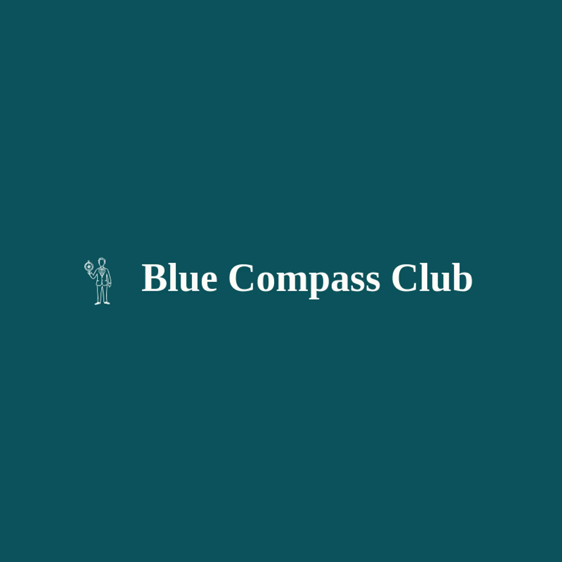 Blue Compass Club logo for travel agent