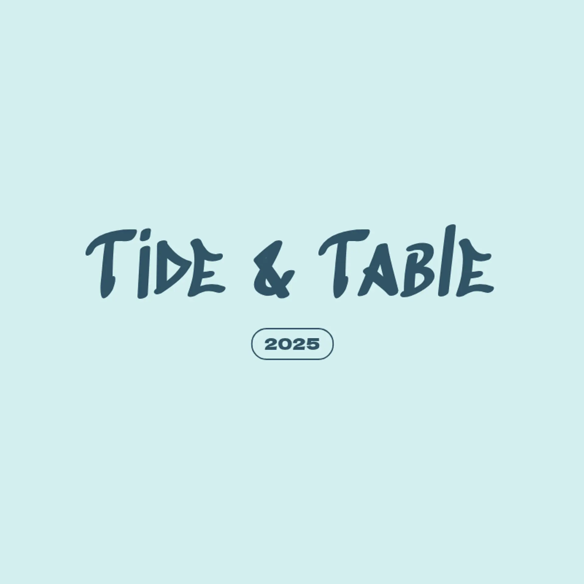 Poseidon's Table logo for seafood restaurant